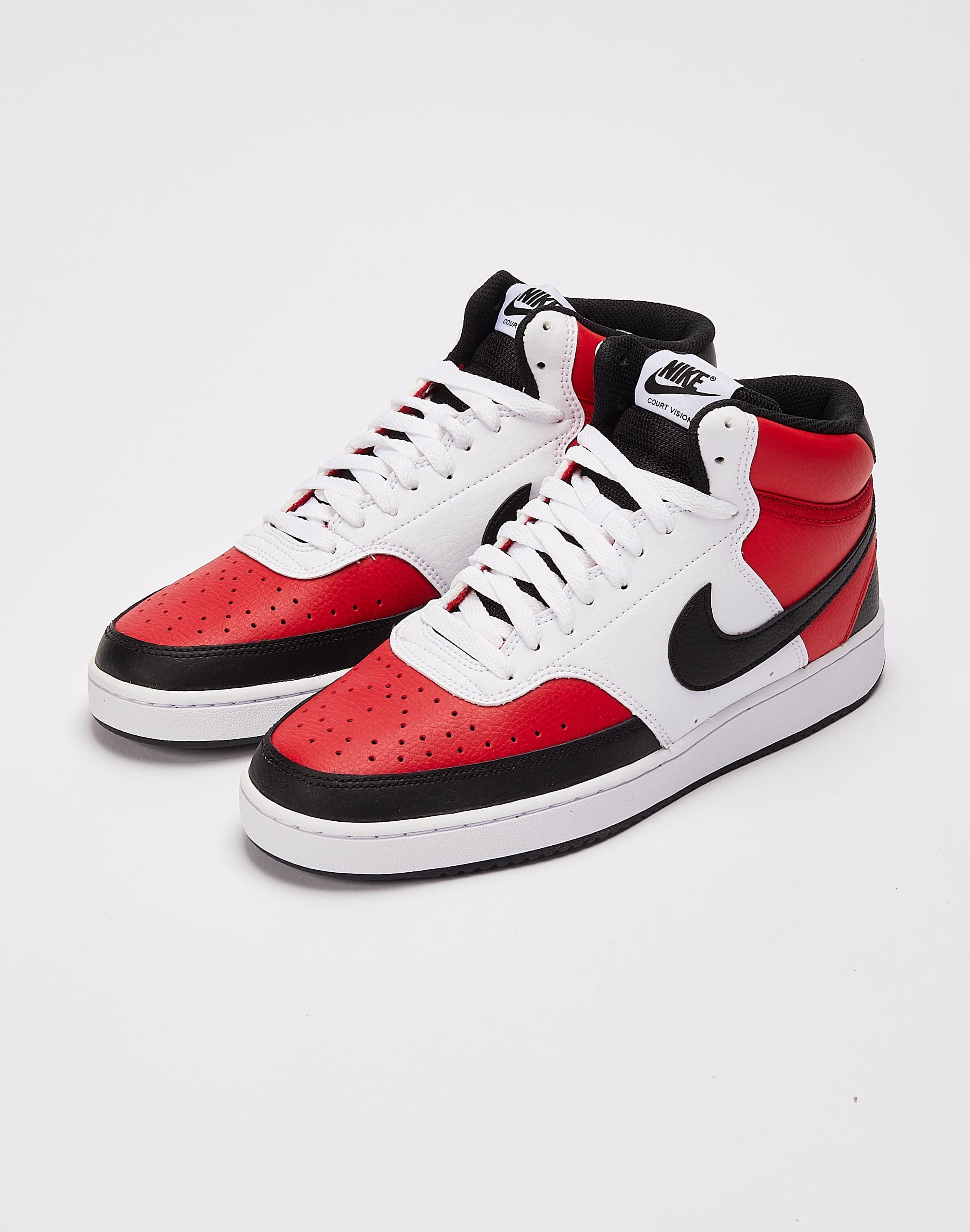 Nike Court Vision Mid Nba Preto/Vermelho/Branco Nike