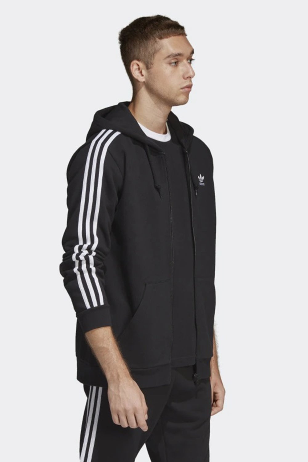 Adidas 3 Stripes Fz Preto Adidas