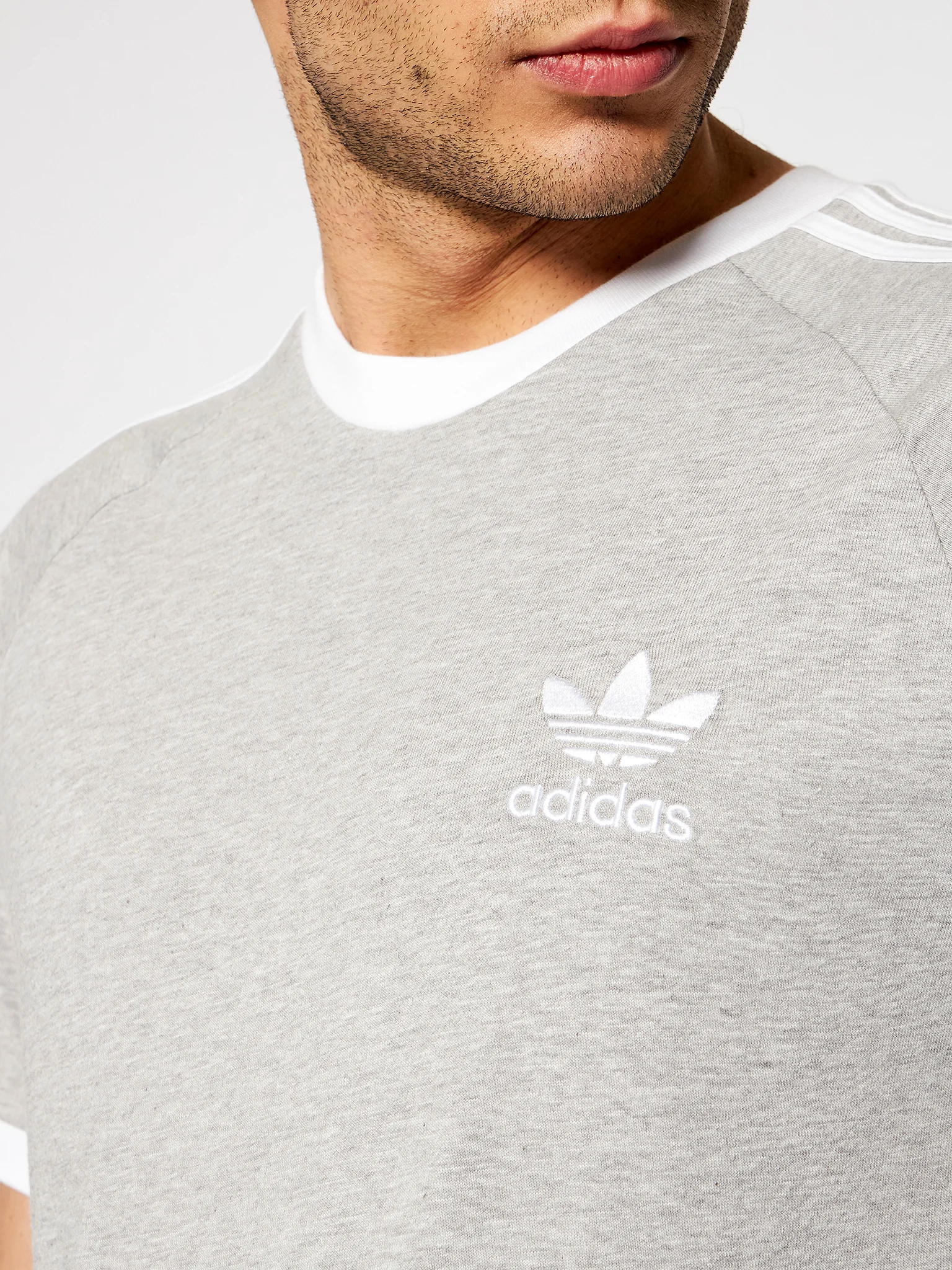 Adidas 3-Stripes Tee Cinzento Adidas