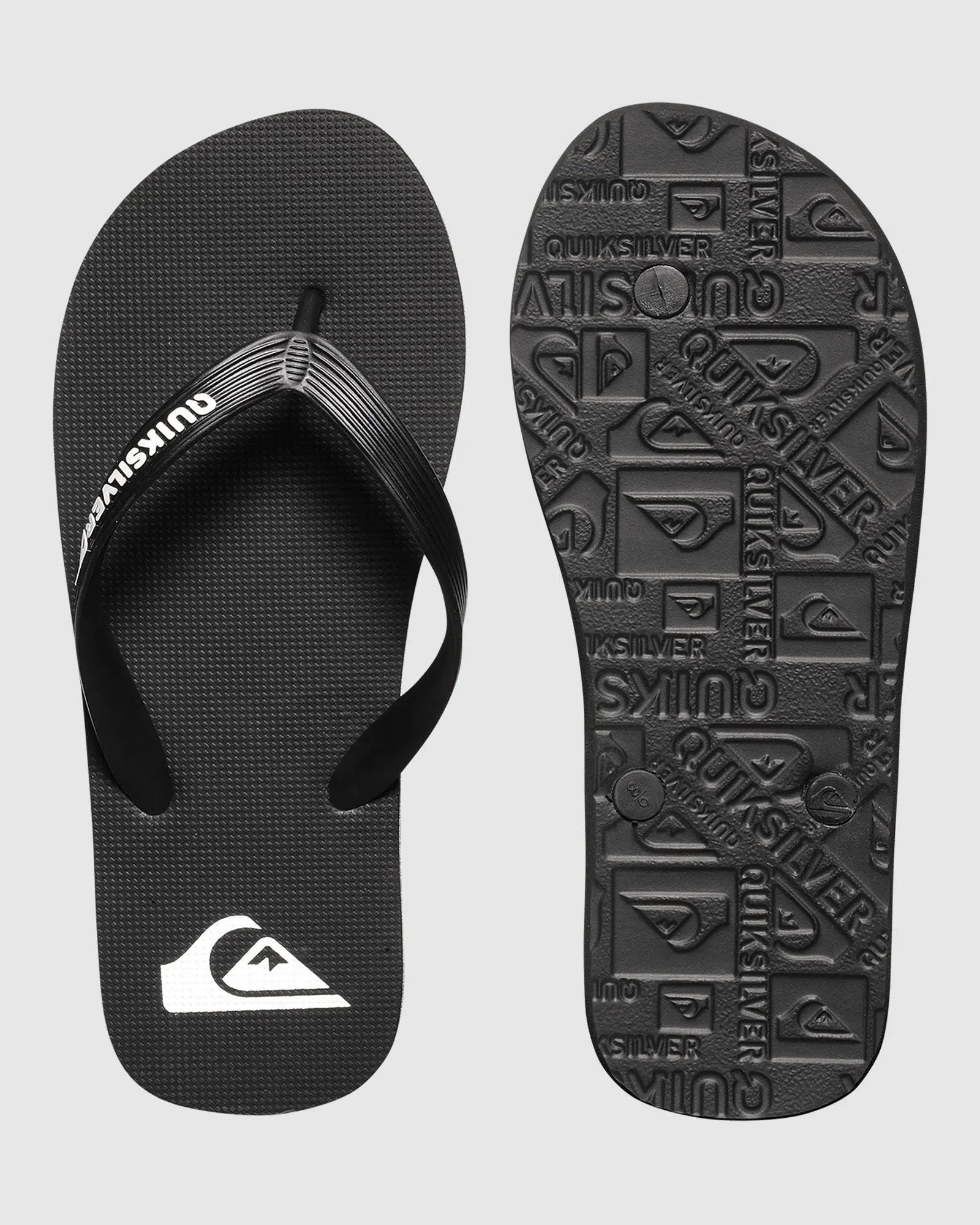 Quicksilver Chinelos Molokai Pretos Quiksilver