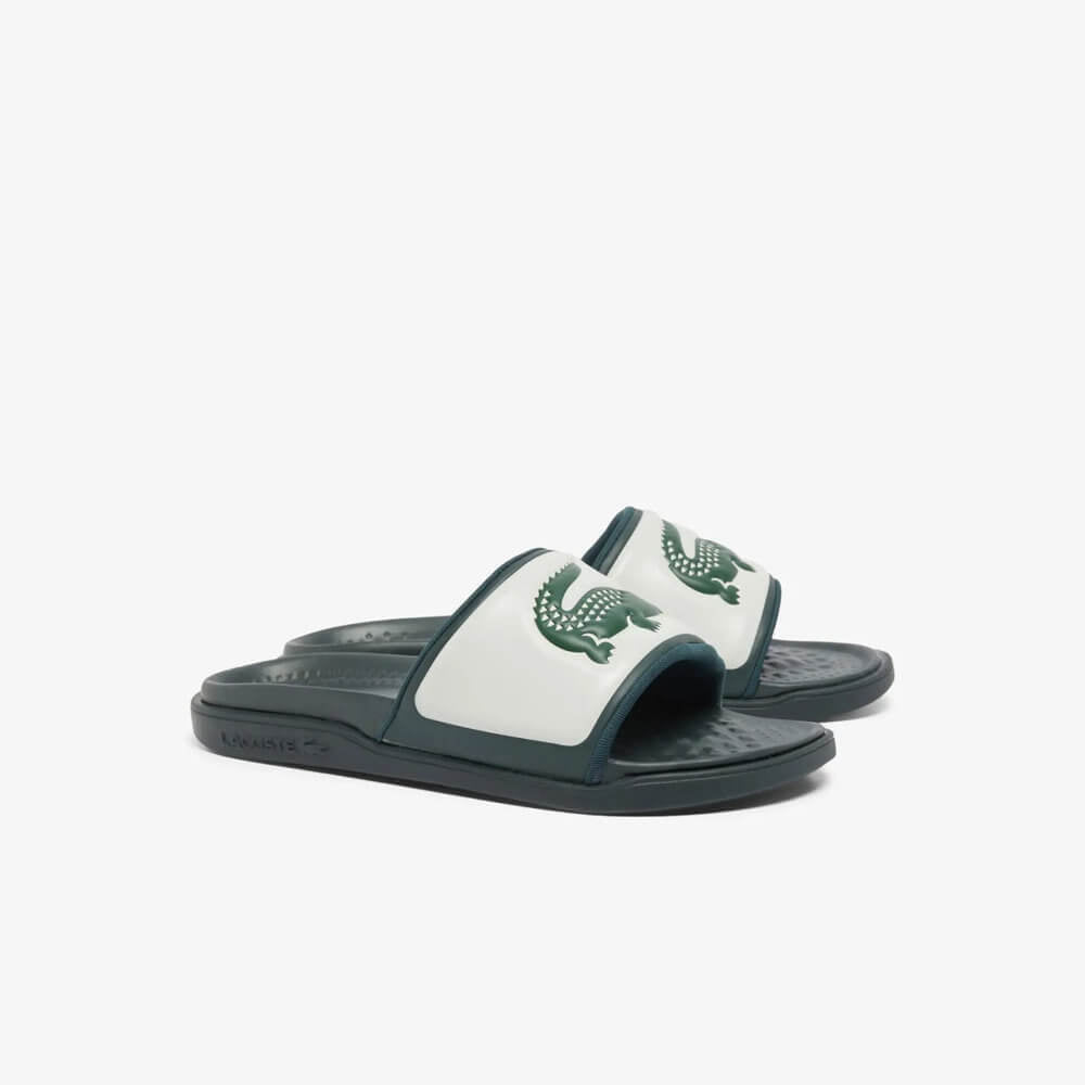 Lacoste Chinelos Serve Slide Dual Verde Lacoste