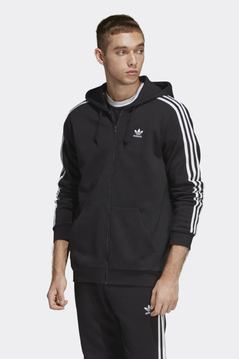 Adidas 3 Stripes Fz Preto Adidas