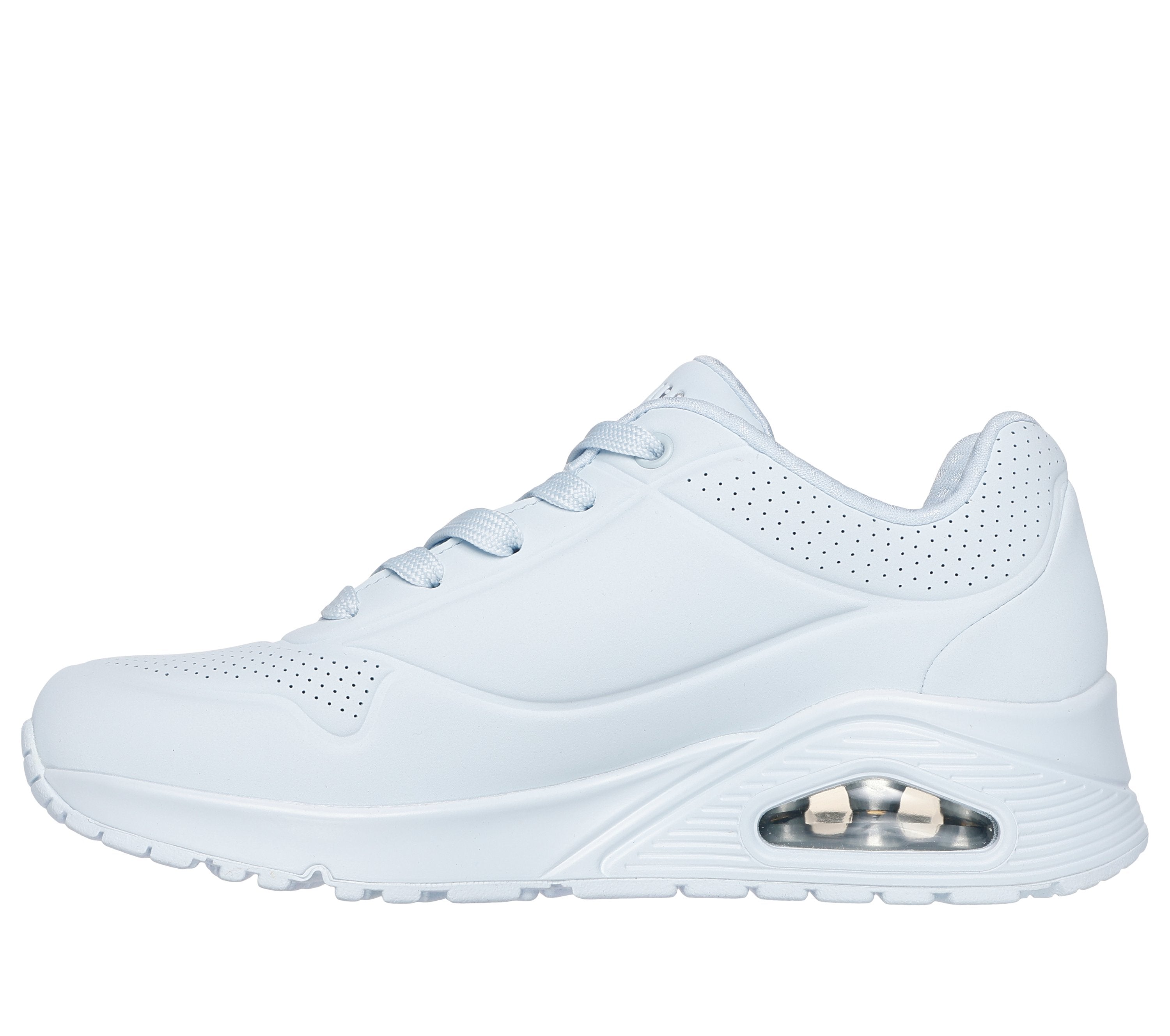Skechers Uno - Stand on Air Branco Azulado Skechers