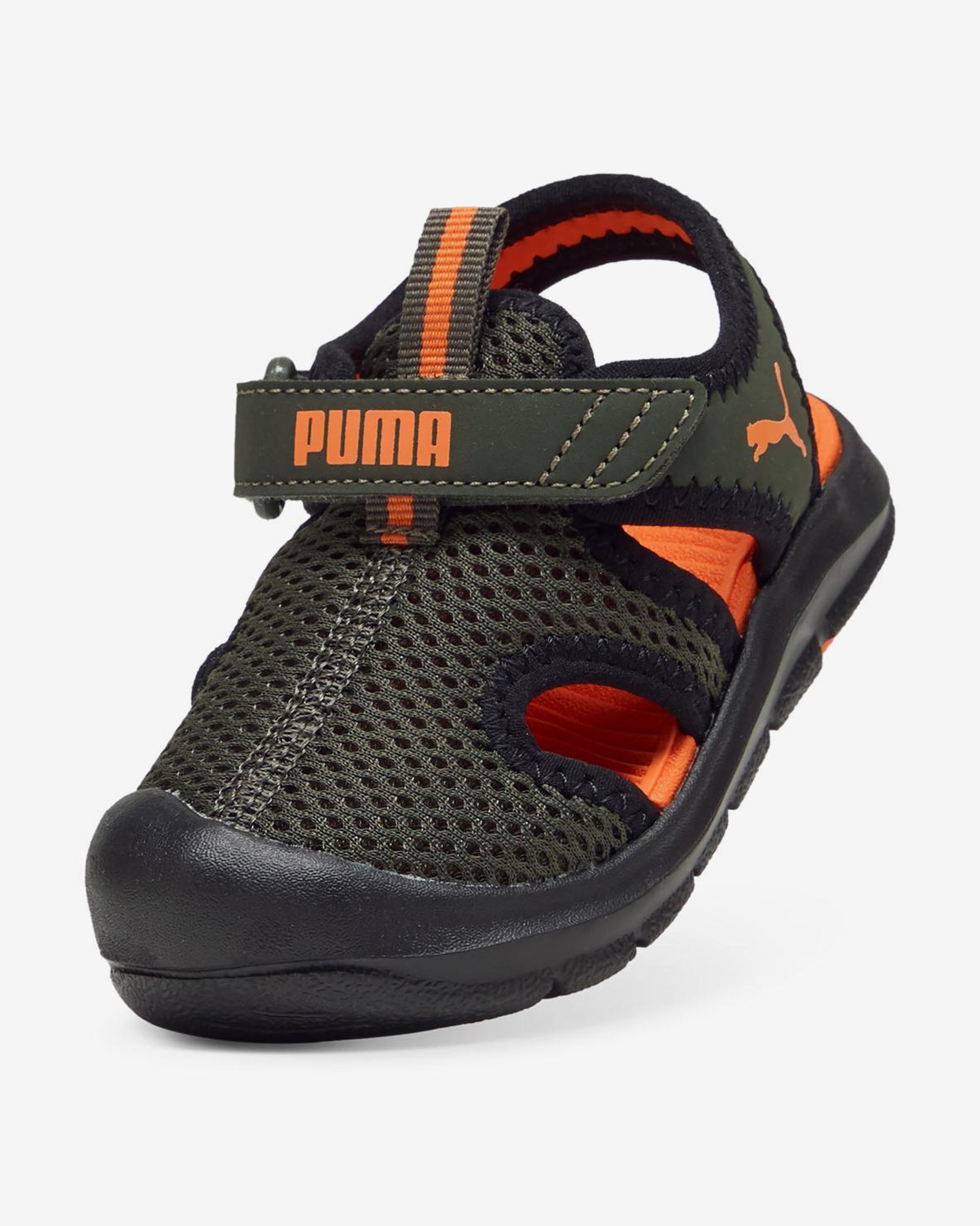 Puma Fun Racer Sandal Mesh V Inf Verde/Laranja/Preto Puma