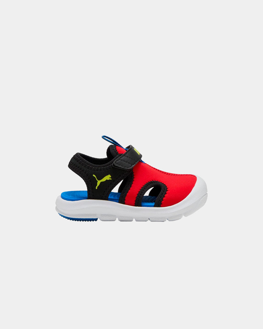 Puma Fun Racer Sandal V Inf Vermelho/Preto/Azul/Branco Puma