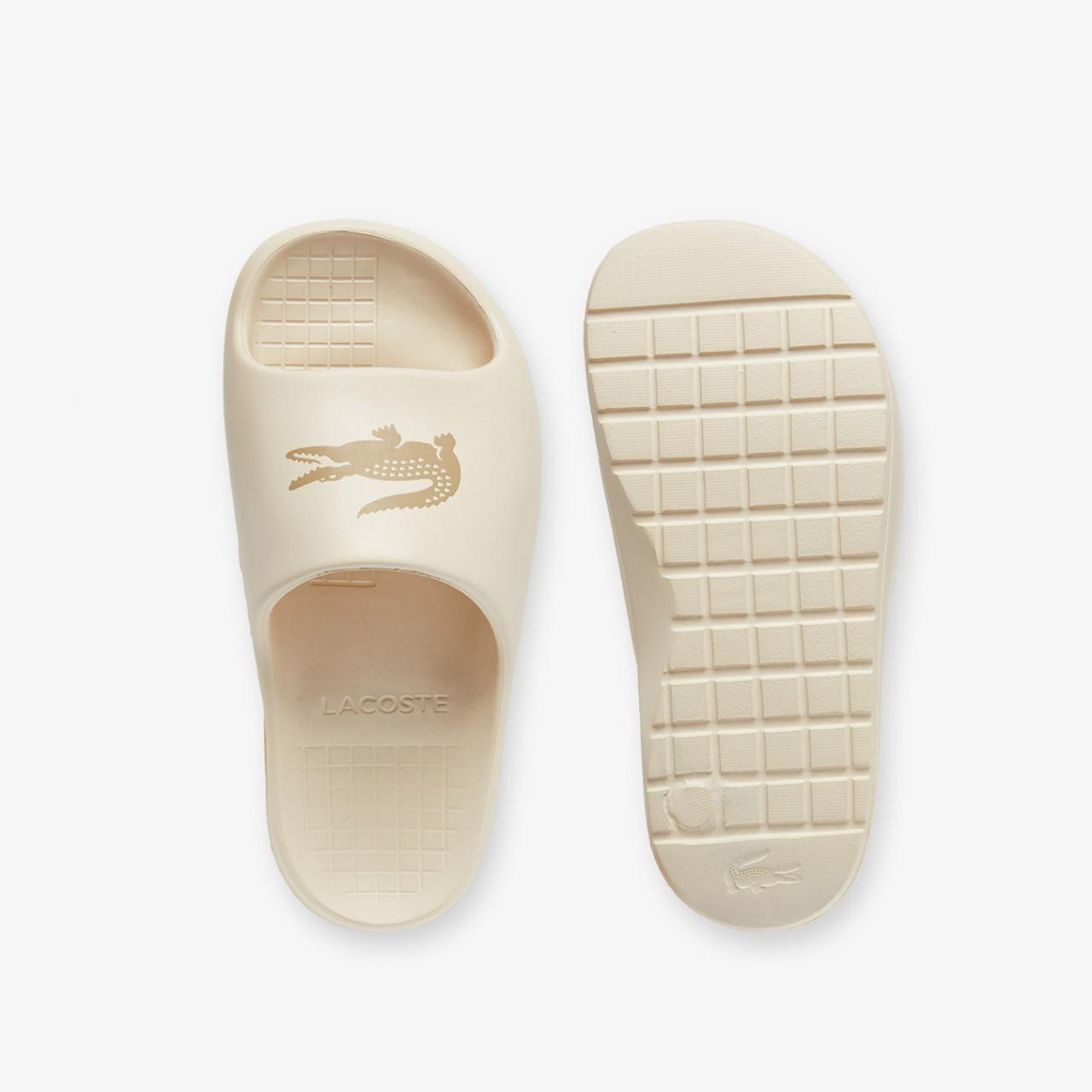 Lacoste Chinelos Serve Slide 2.0 Bege Lacoste