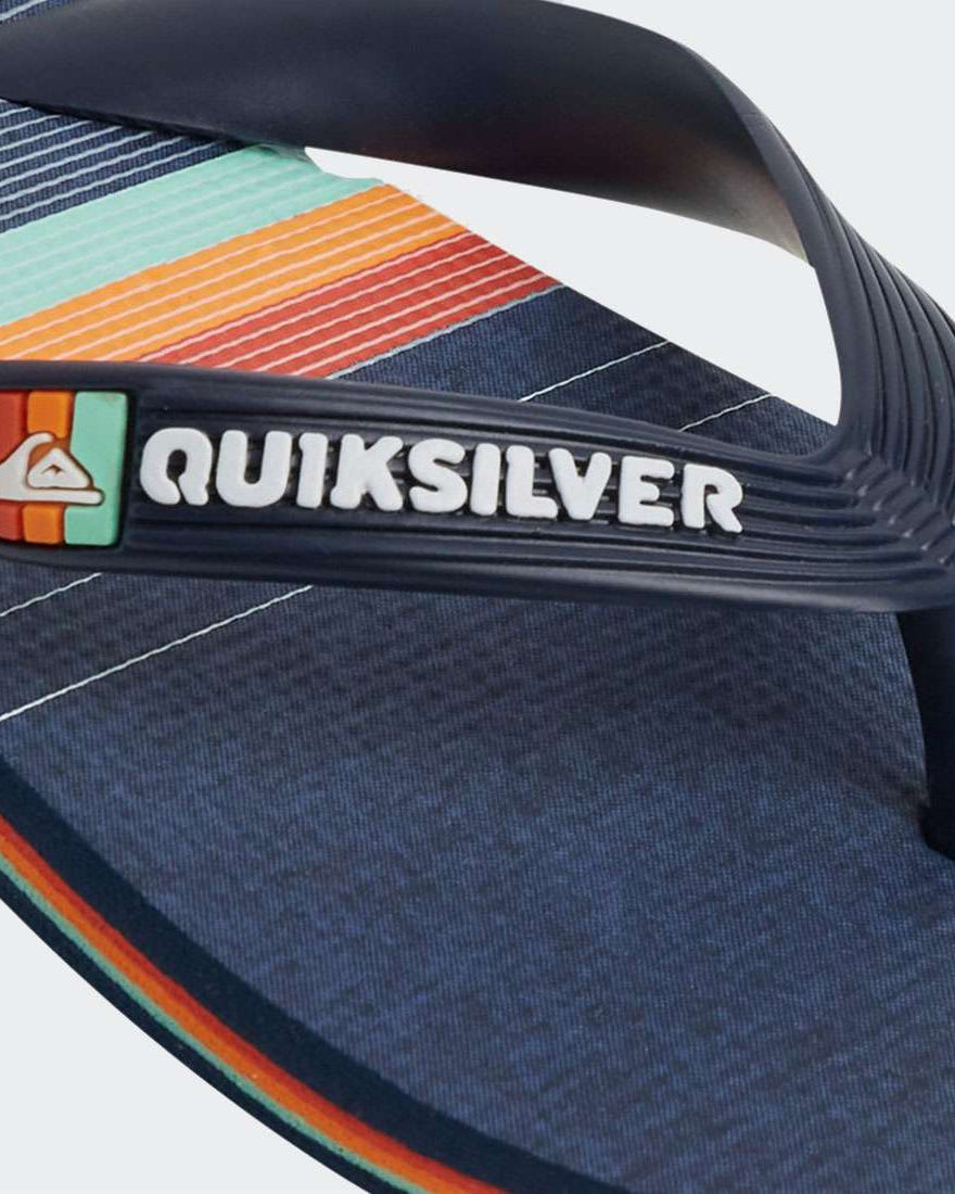 Quiksilver Chinelos Molokai Jr Marinho Quiksilver