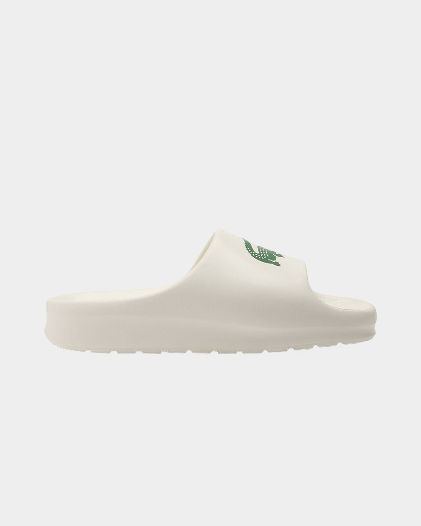 Lacoste Chinelos Serve Slide 2.0 Branco/Verde Lacoste