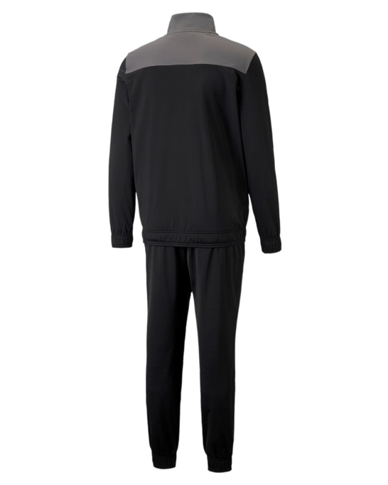 Fato de Treino Puma Colorblock Preto/Cinzento/Branco Puma