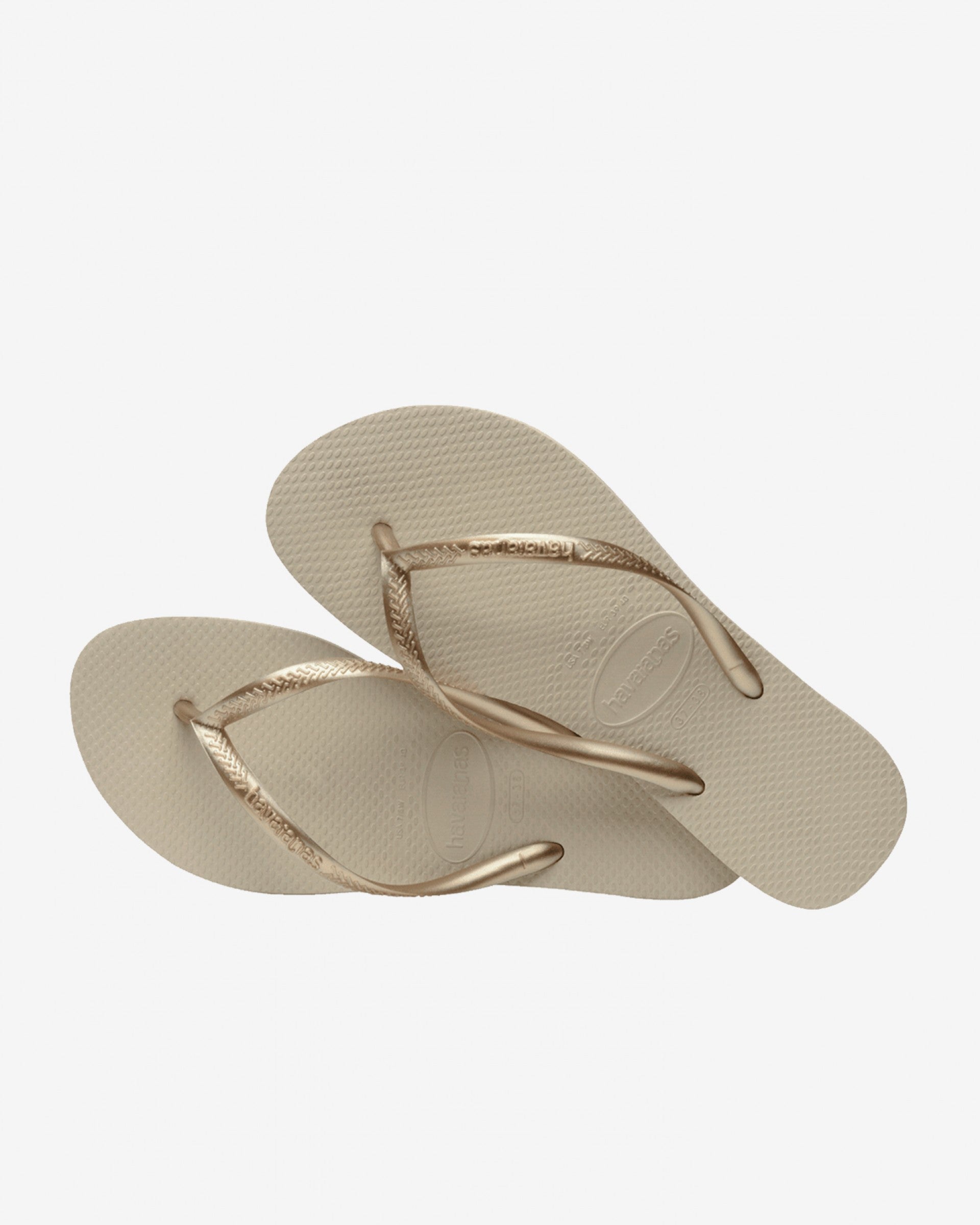 Havaianas Chinelos Slim Dourados Havaianas