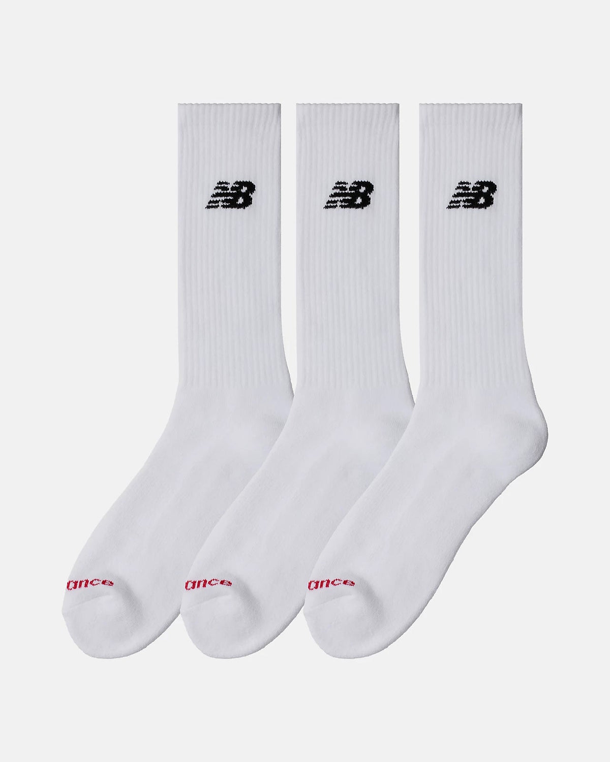New Balance Meias Crew 3P Branco New Balance