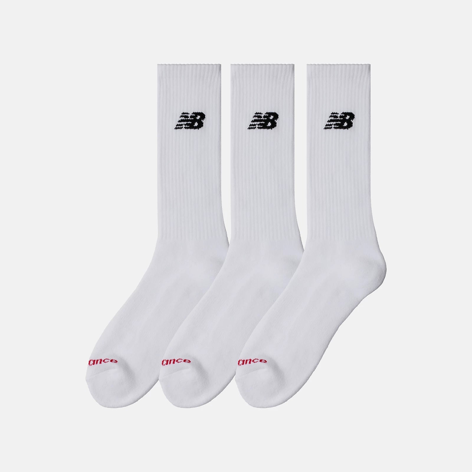 New Balance Meias Crew 3P Branco New Balance