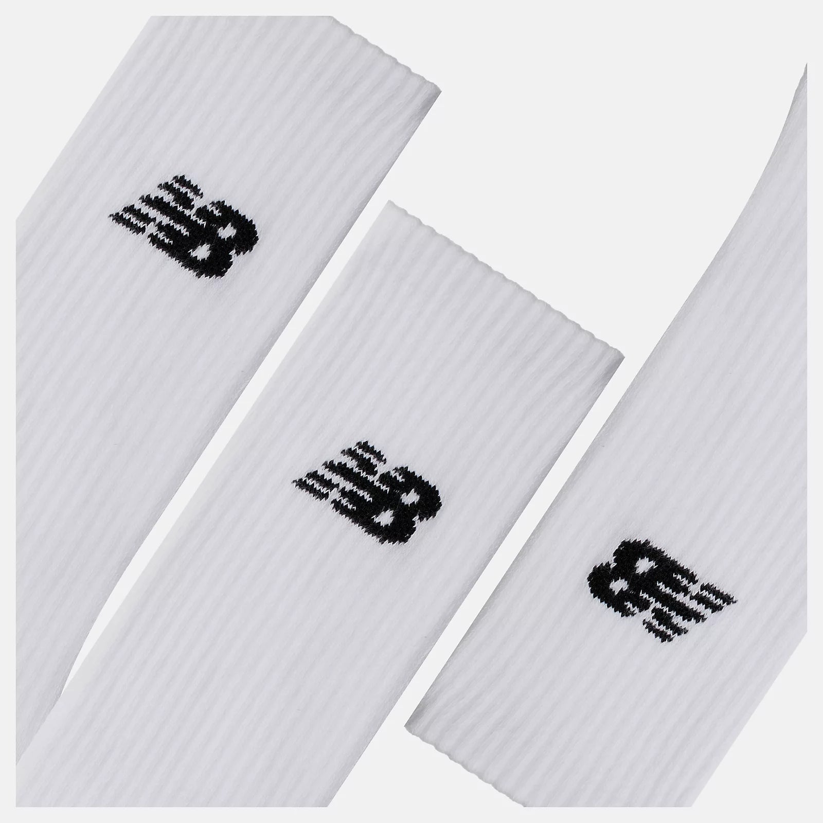 New Balance Meias Crew 3P Branco New Balance