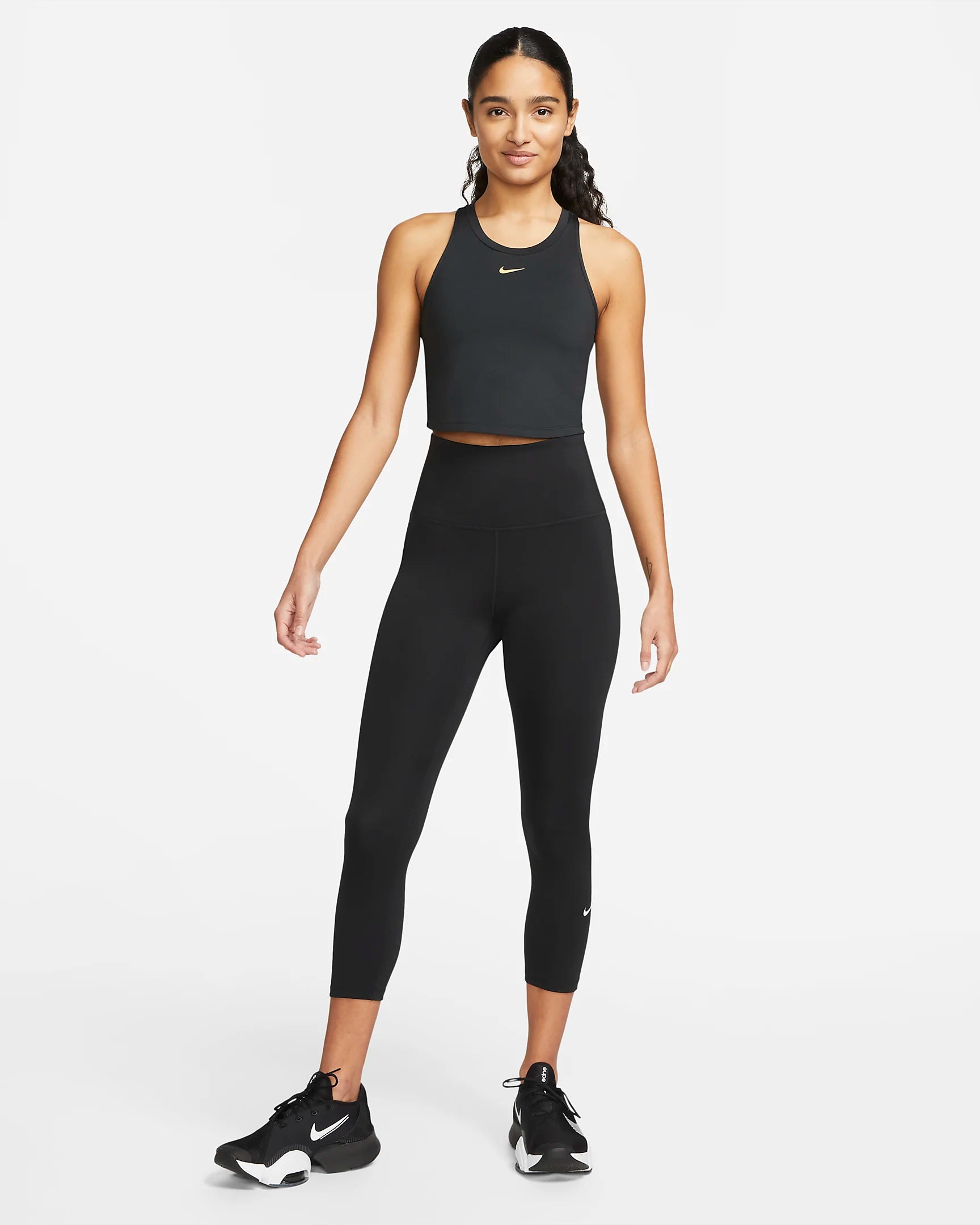 Nike Leggings One de Cinta Subida Pretas Nike