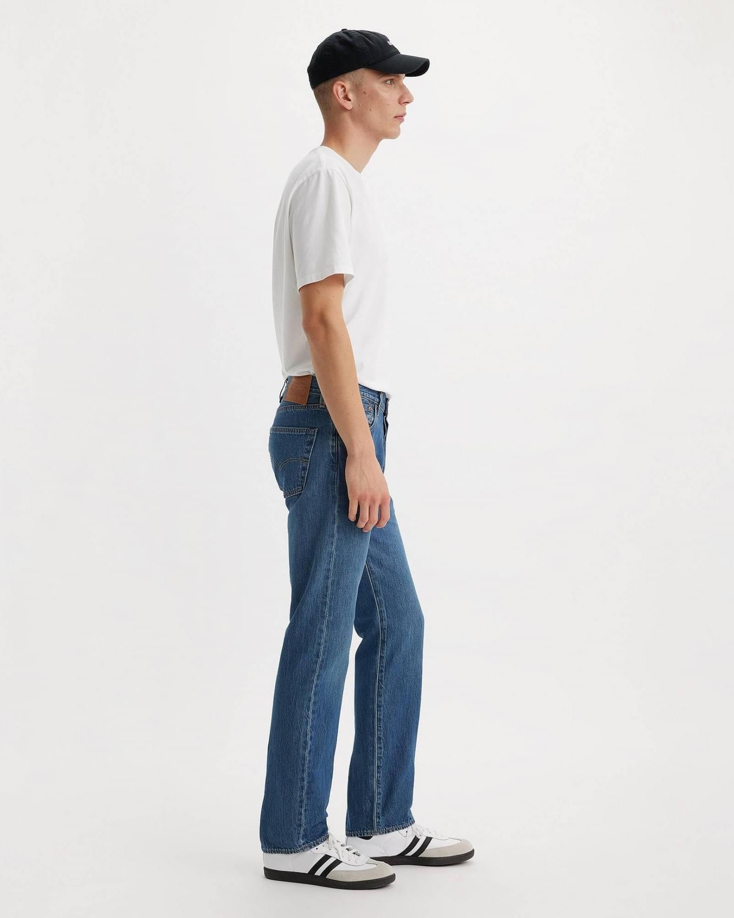 Levi´s Calça de Ganga 501 Lightweight Azul Levi´s