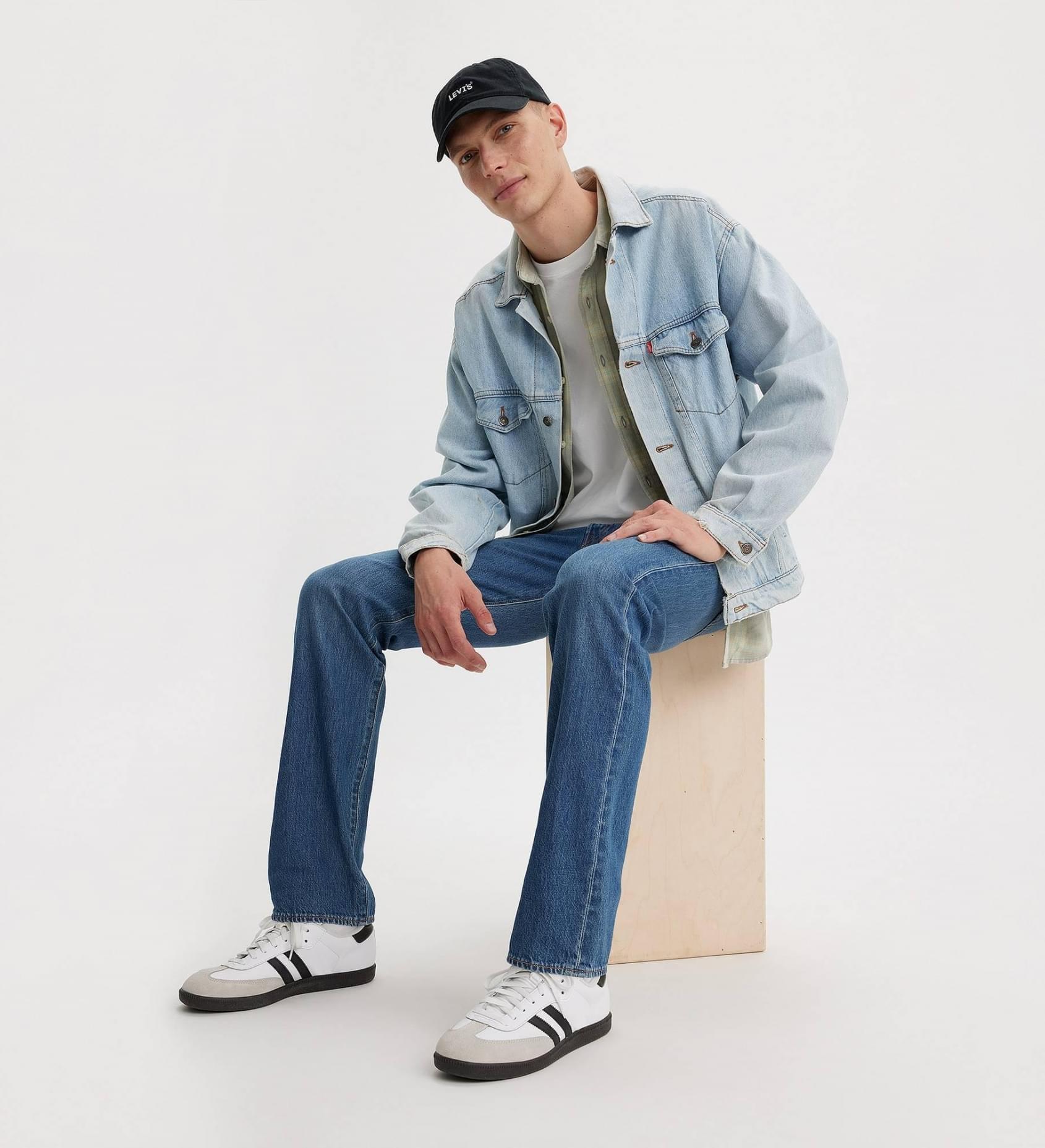 Levi´s Calça de Ganga 501 Lightweight Azul Levi´s