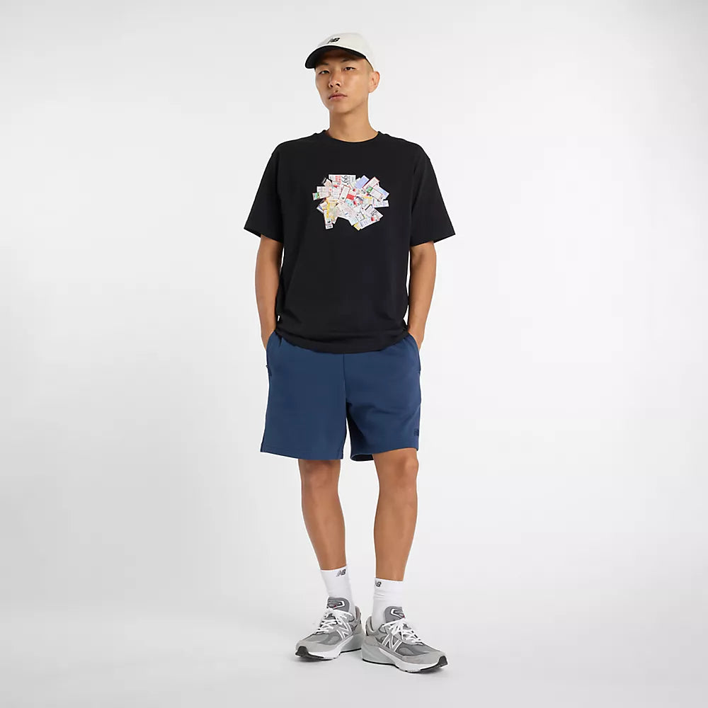New Balance T-Shirt Athletics Ticket Preta New Balance
