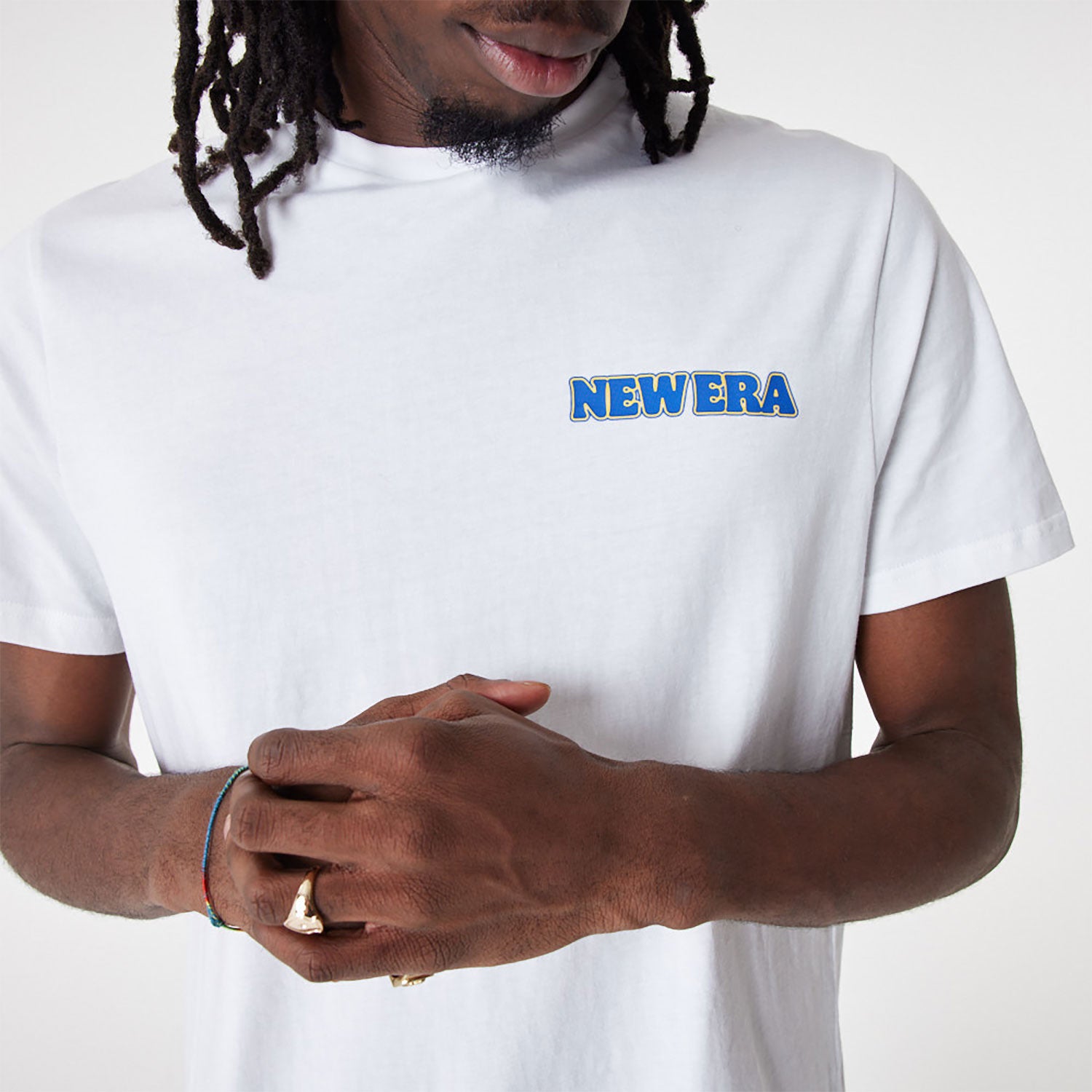 New Era T-Shirt Food Graphic Branca New Era