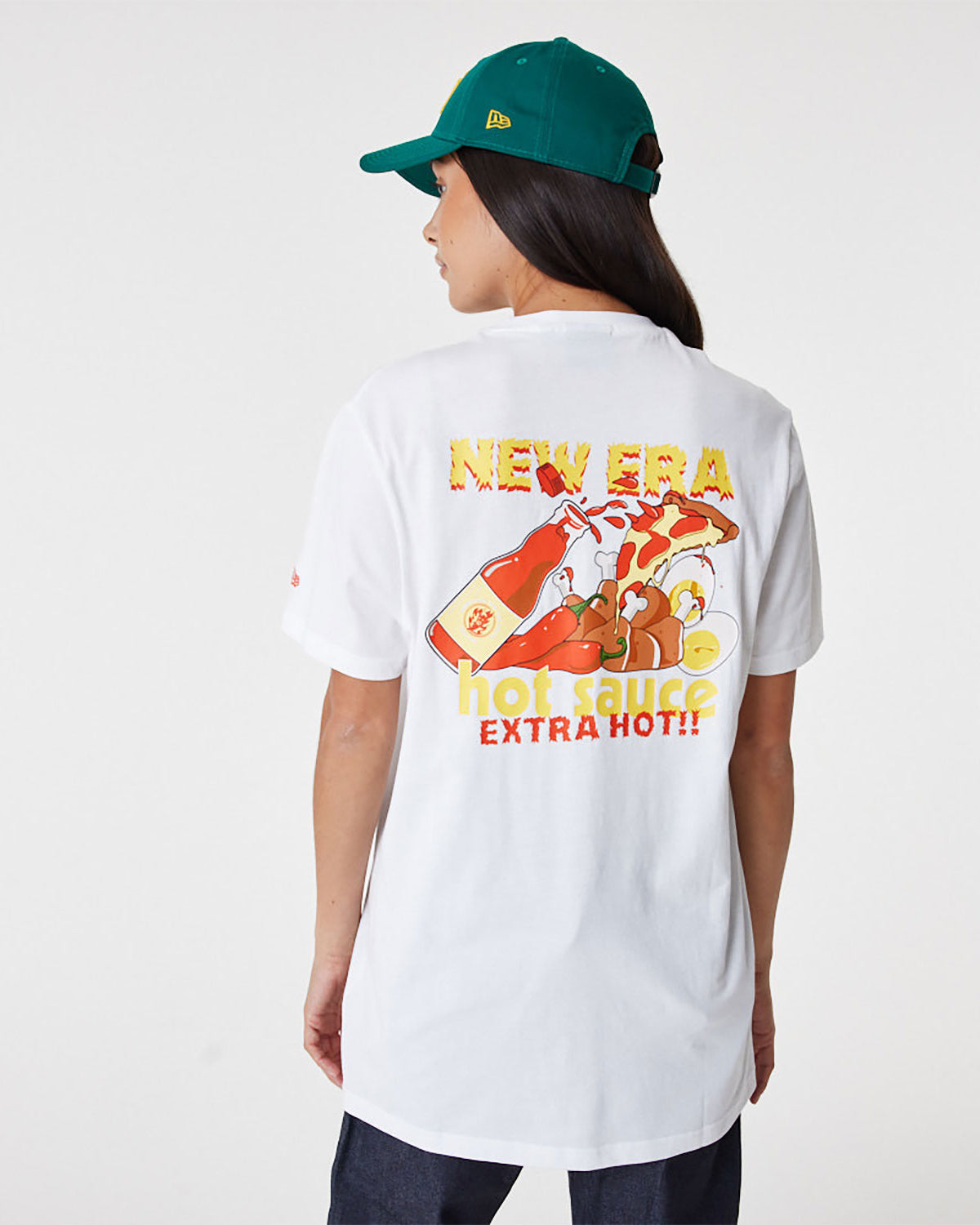 New Era Ne Food Graphic Tee Branca