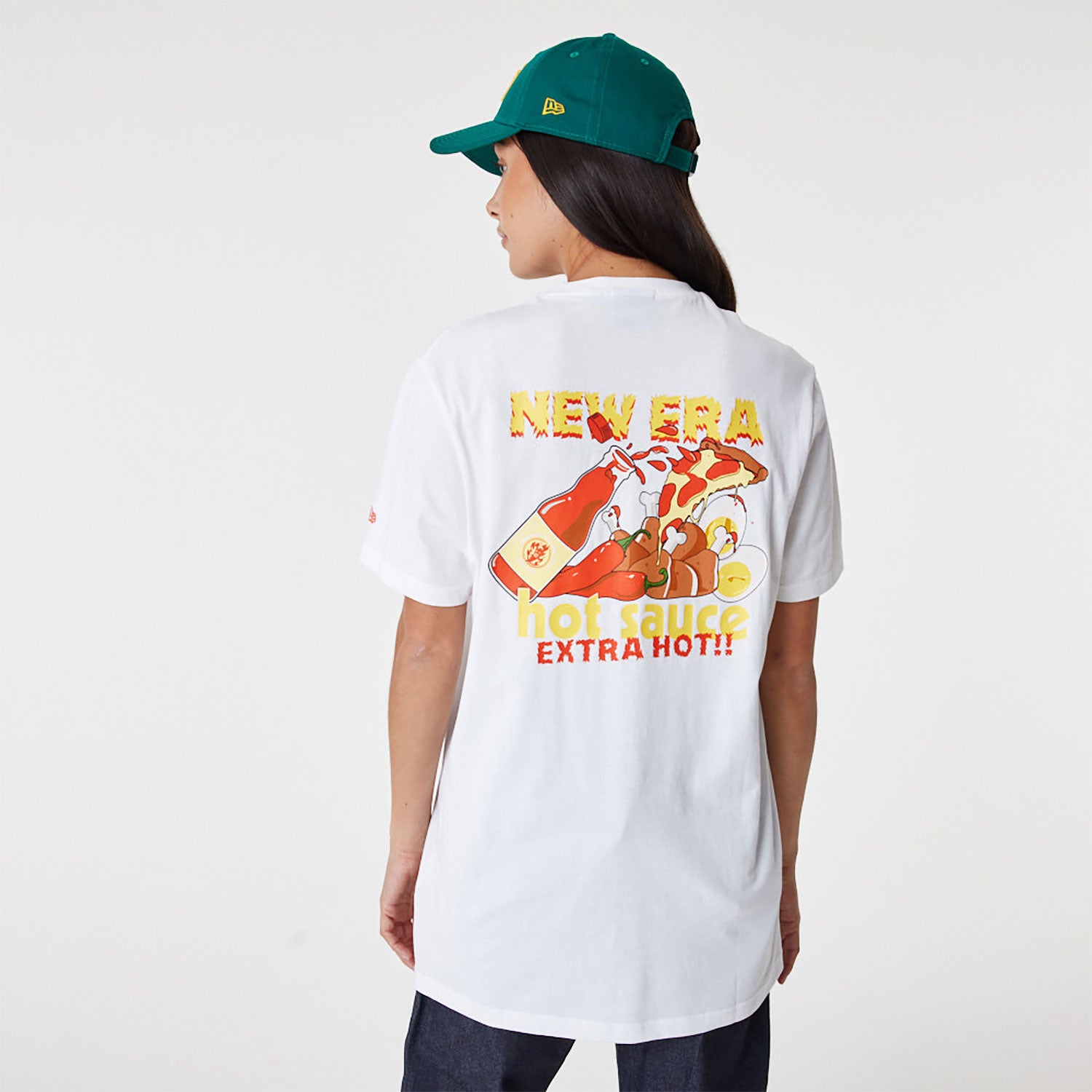 New Era Ne Food Graphic Tee Branca