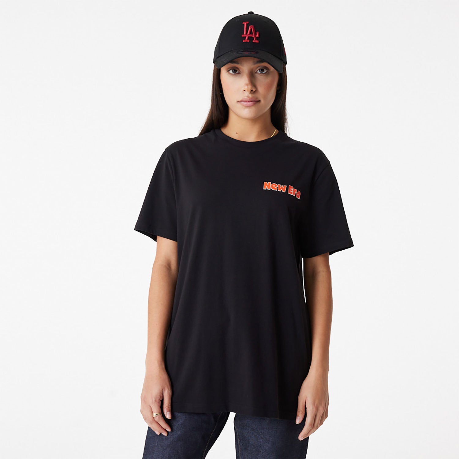 New Era T-Shirt Food Graphic Preta New Era