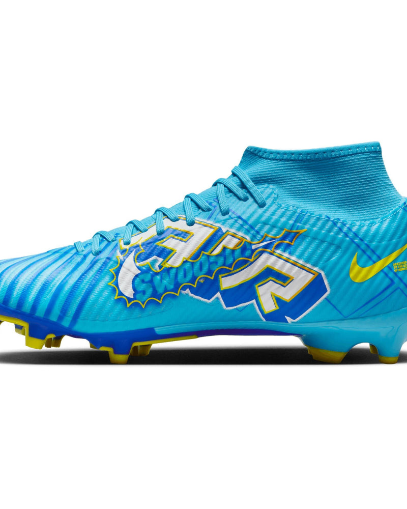 Nike Chuteiras Zoom Superfly 9 KM FG/MG Azuis Nike