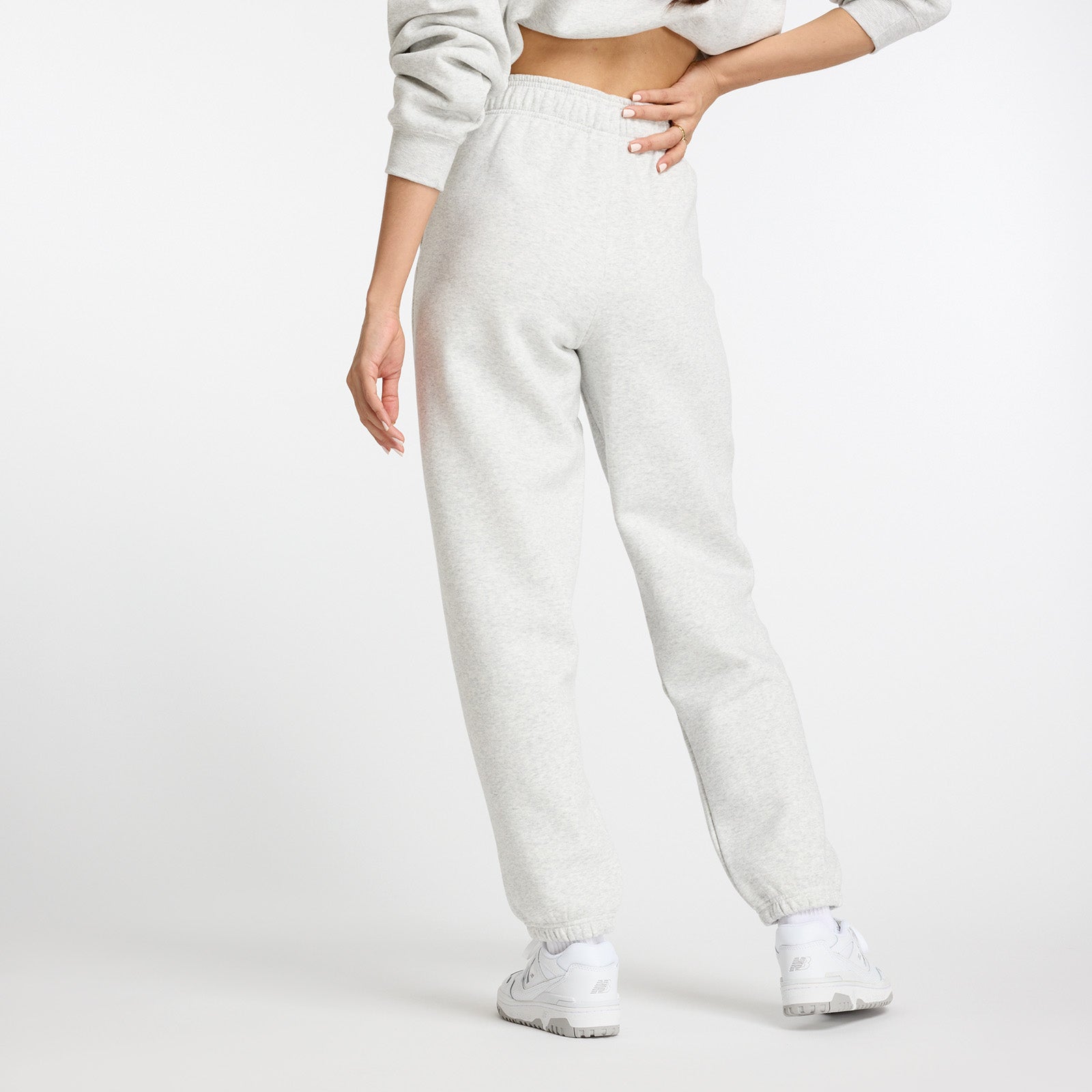 New Balance Calças Essentials Cinza New Balance