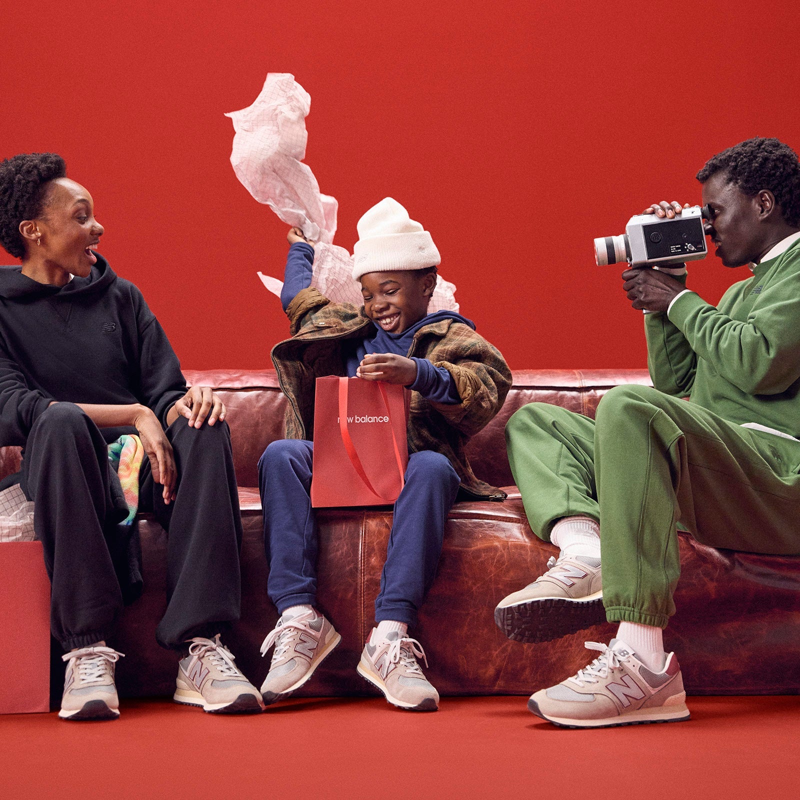 New Balance 574 Cinza/Bordô New Balance