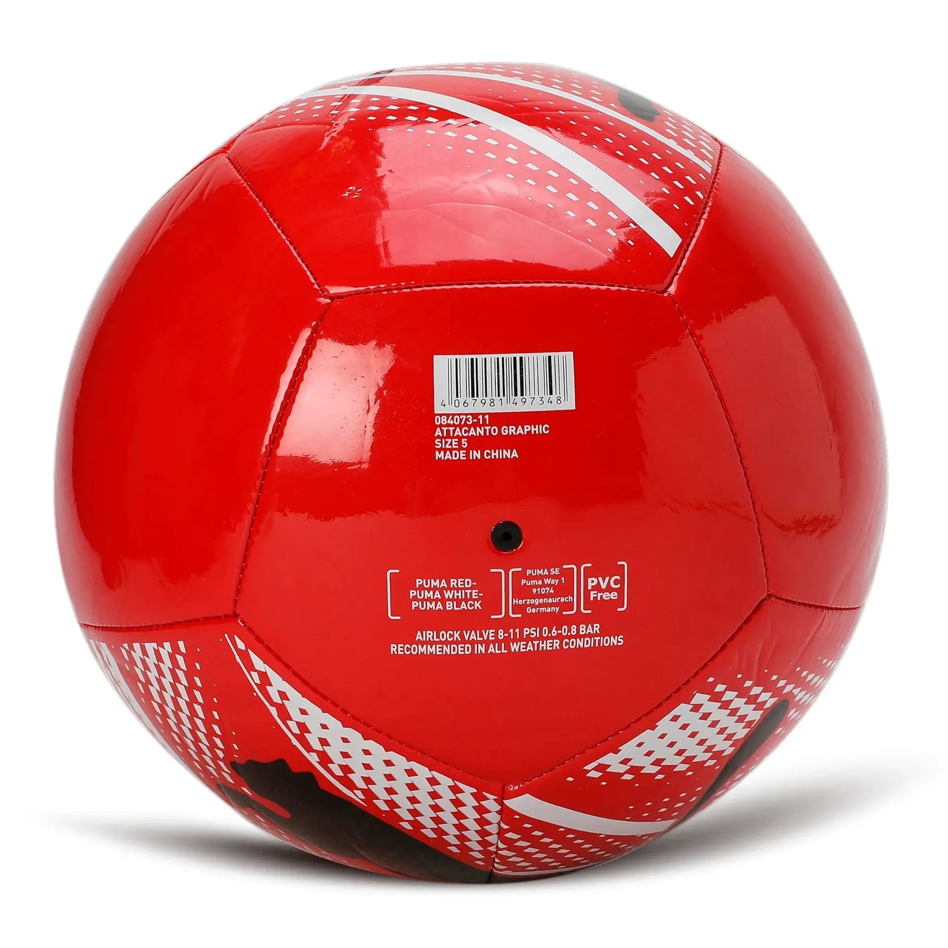 Puma Bola Attacanto Graphic Vermelho Puma