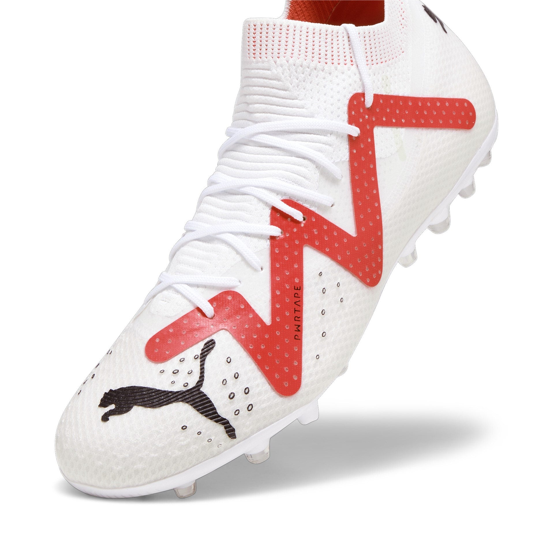 Puma Future Pro MG Branca/Vermelha Puma