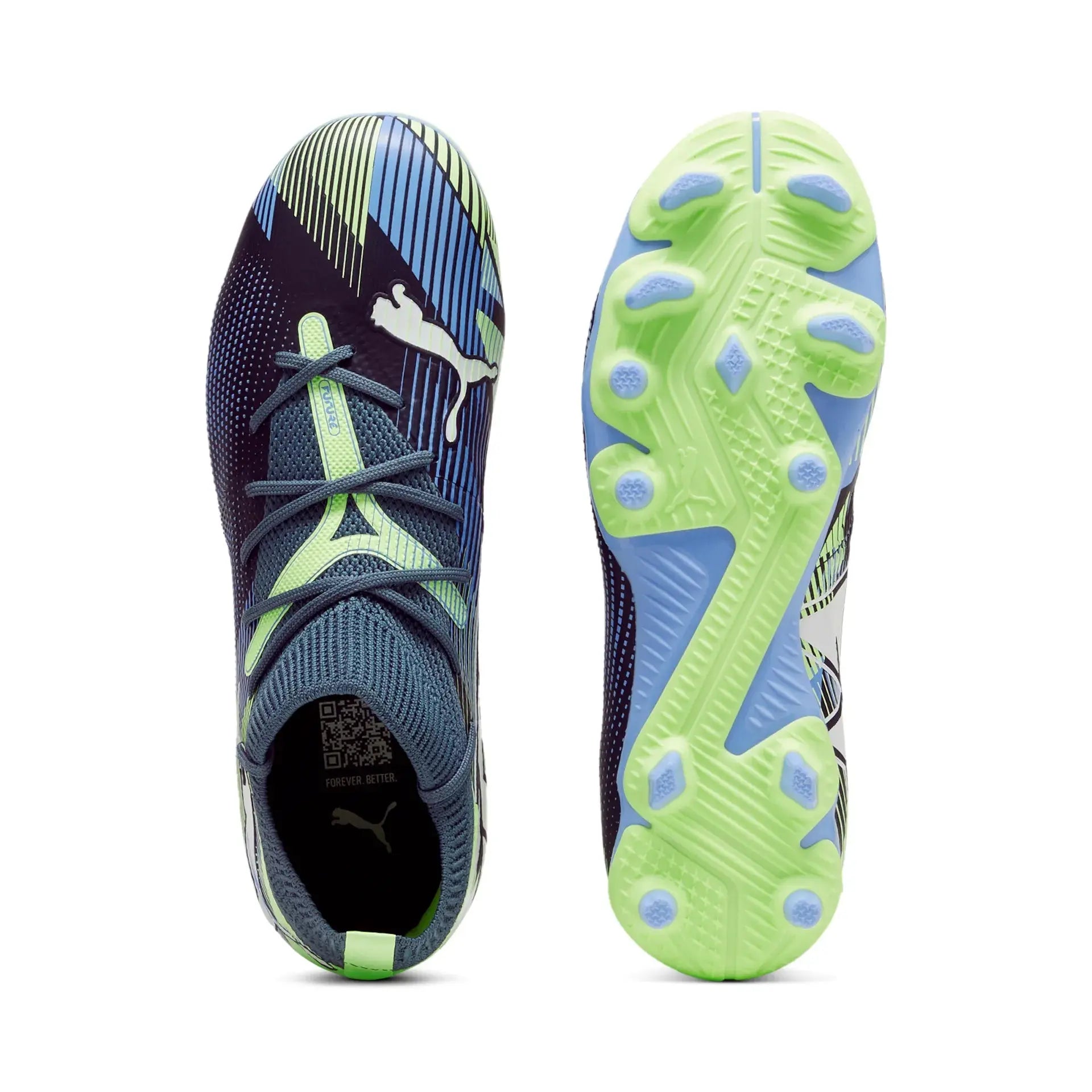 Puma Future 7 Match Jr Verde/Azul Puma