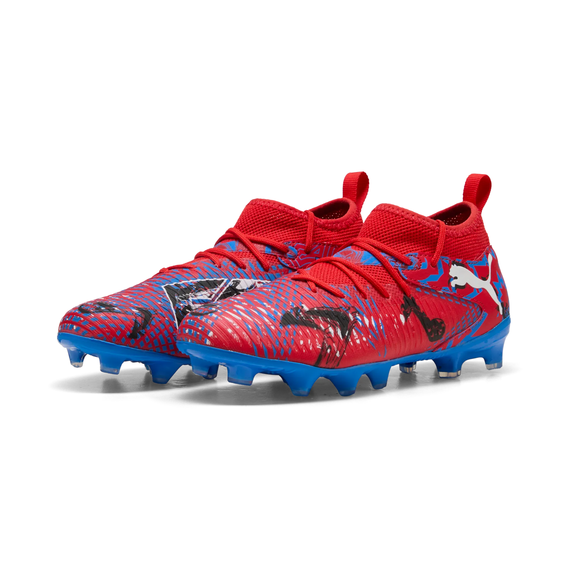 Chuteiras Puma Future 8 Match Play FG/AG Jr Vermelhas Puma