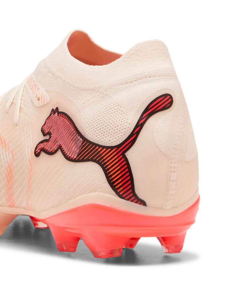Chuteiras Puma Future 9 Pro FG/AG Bege/Laranja Puma
