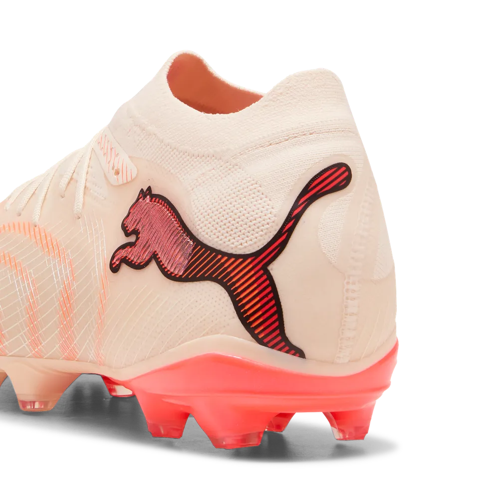 Chuteiras Puma Future 9 Pro FG/AG Bege/Laranja Puma