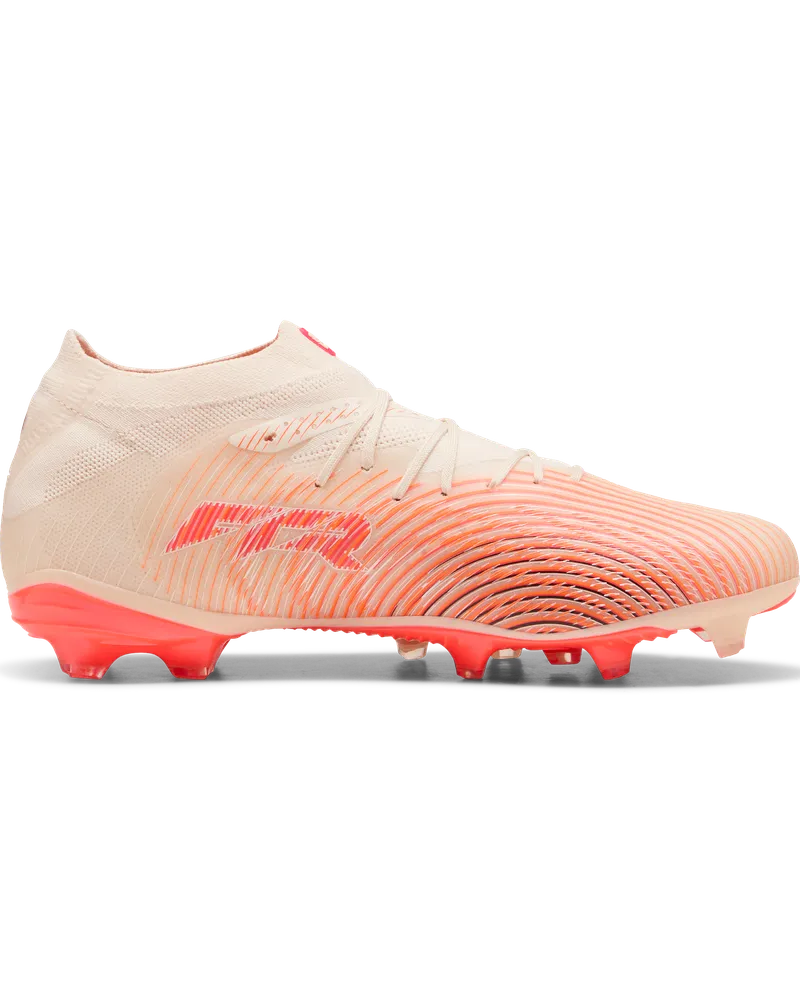 Chuteiras Puma Future 9 Pro FG/AG Bege/Laranja Puma