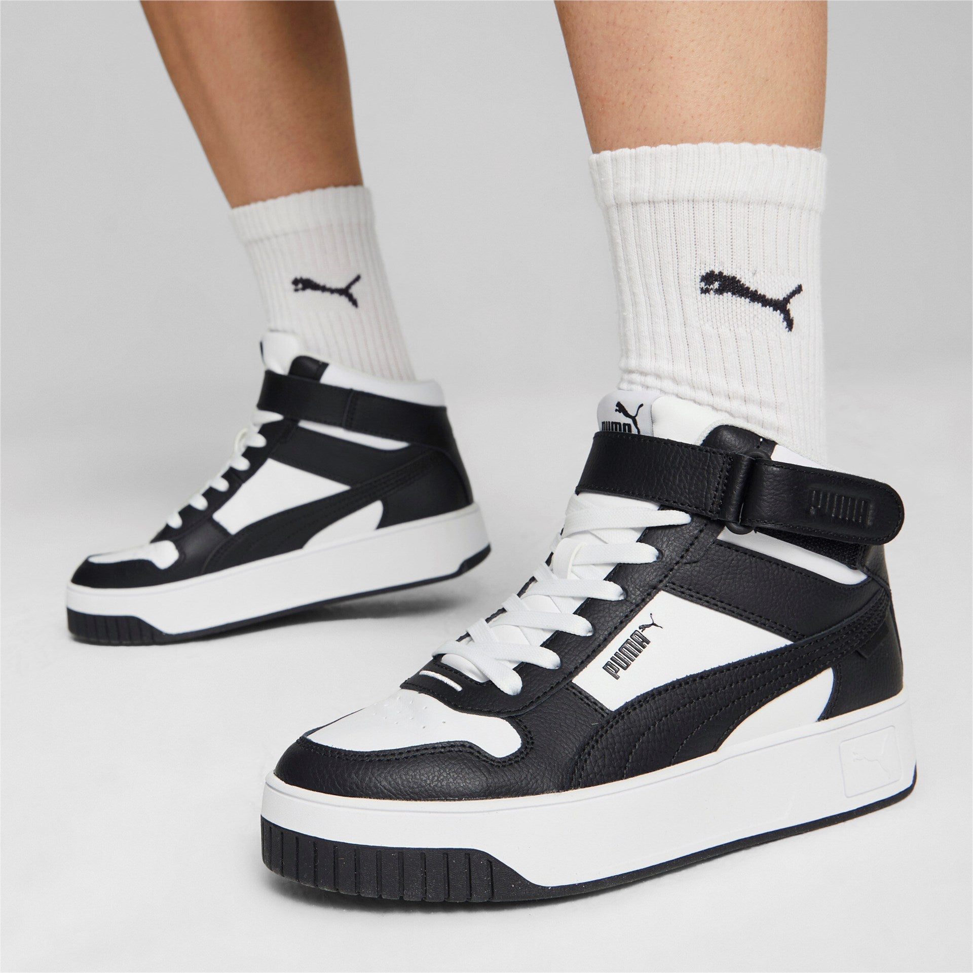 Puma Carina Street Mid Preta/Branca Puma