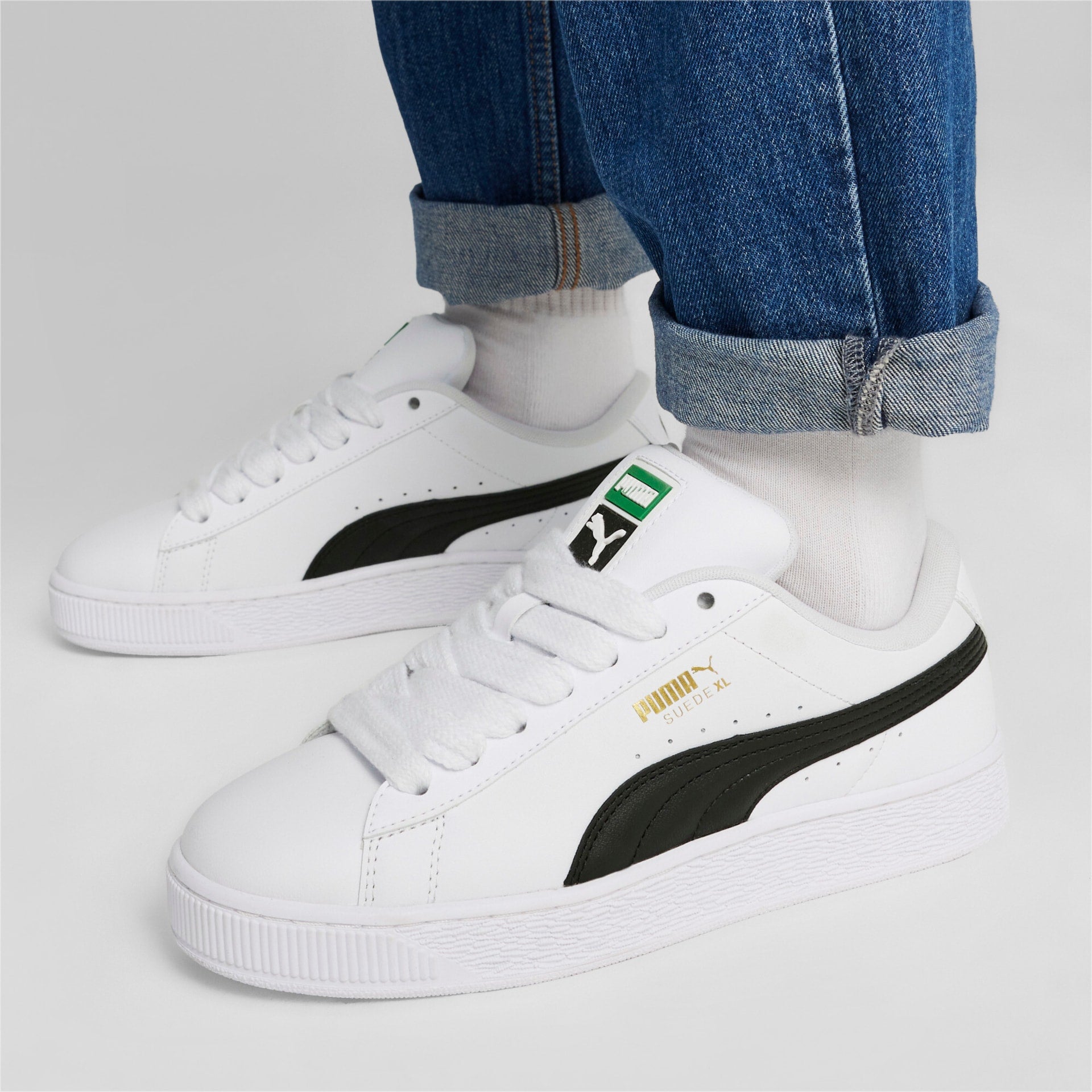 Puma Suede XL Lth Branca/Preta Puma