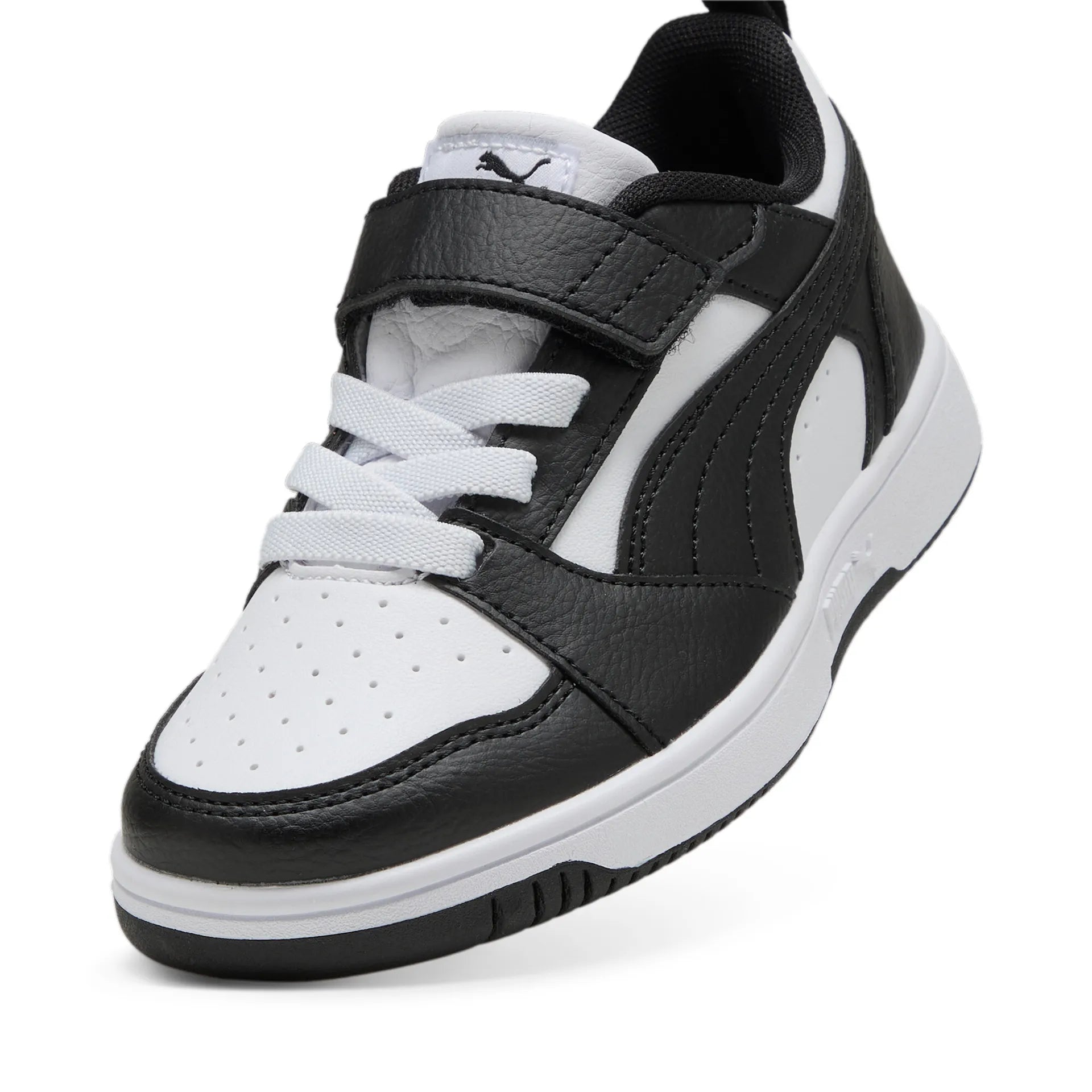 Puma Rebound V6 Low AC+PS Preto/Branco Puma