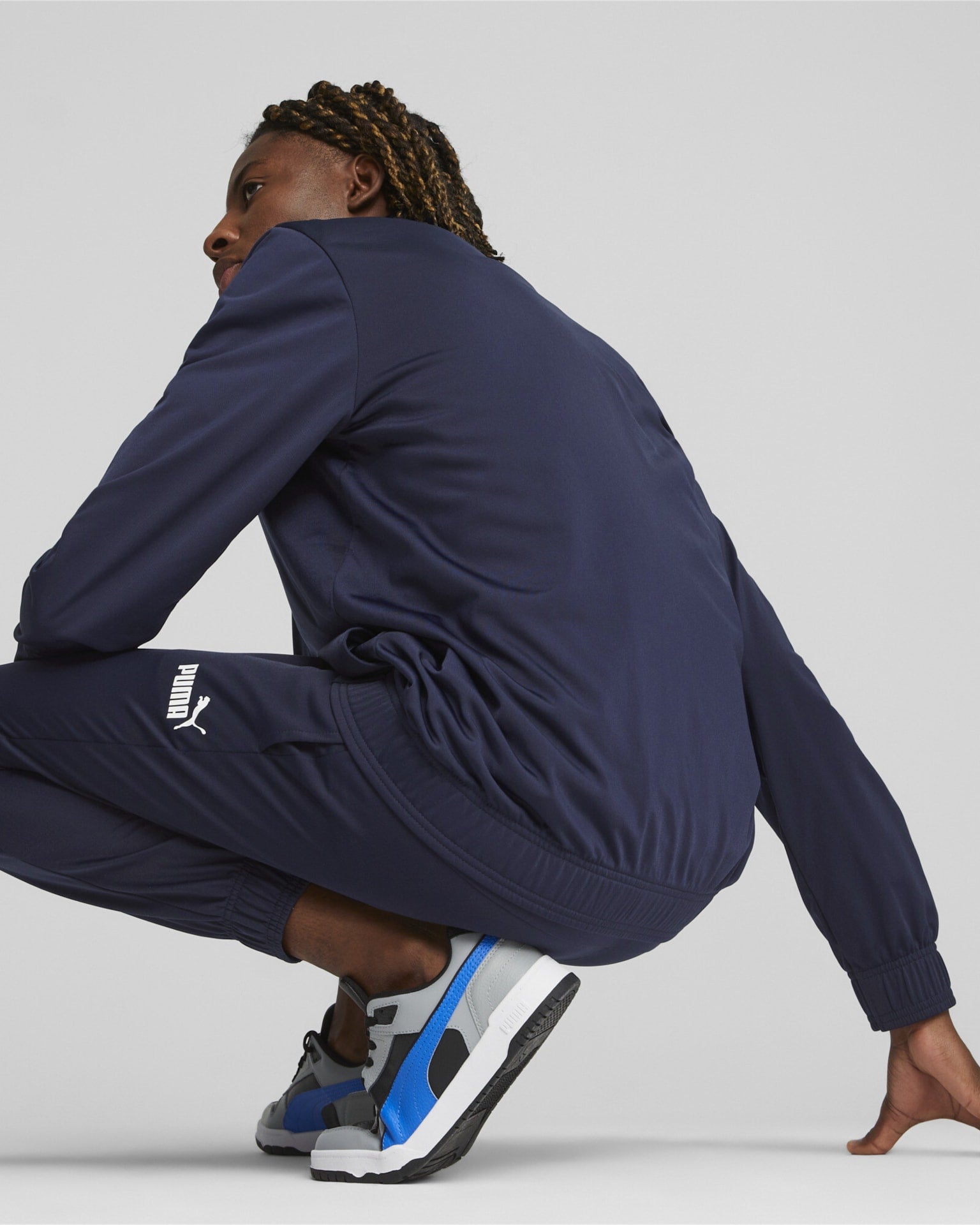 Puma Fato de Treino Poly Marinho Puma