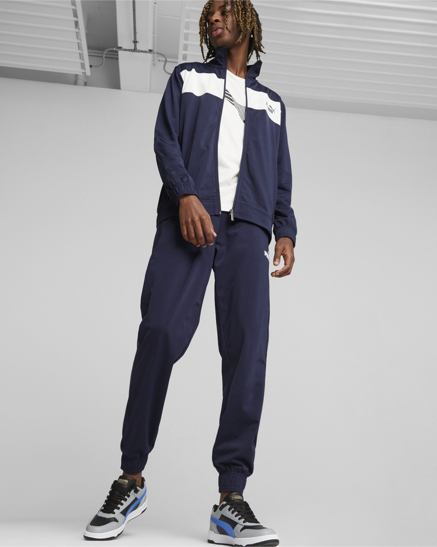 Puma Fato de Treino Poly Marinho Puma