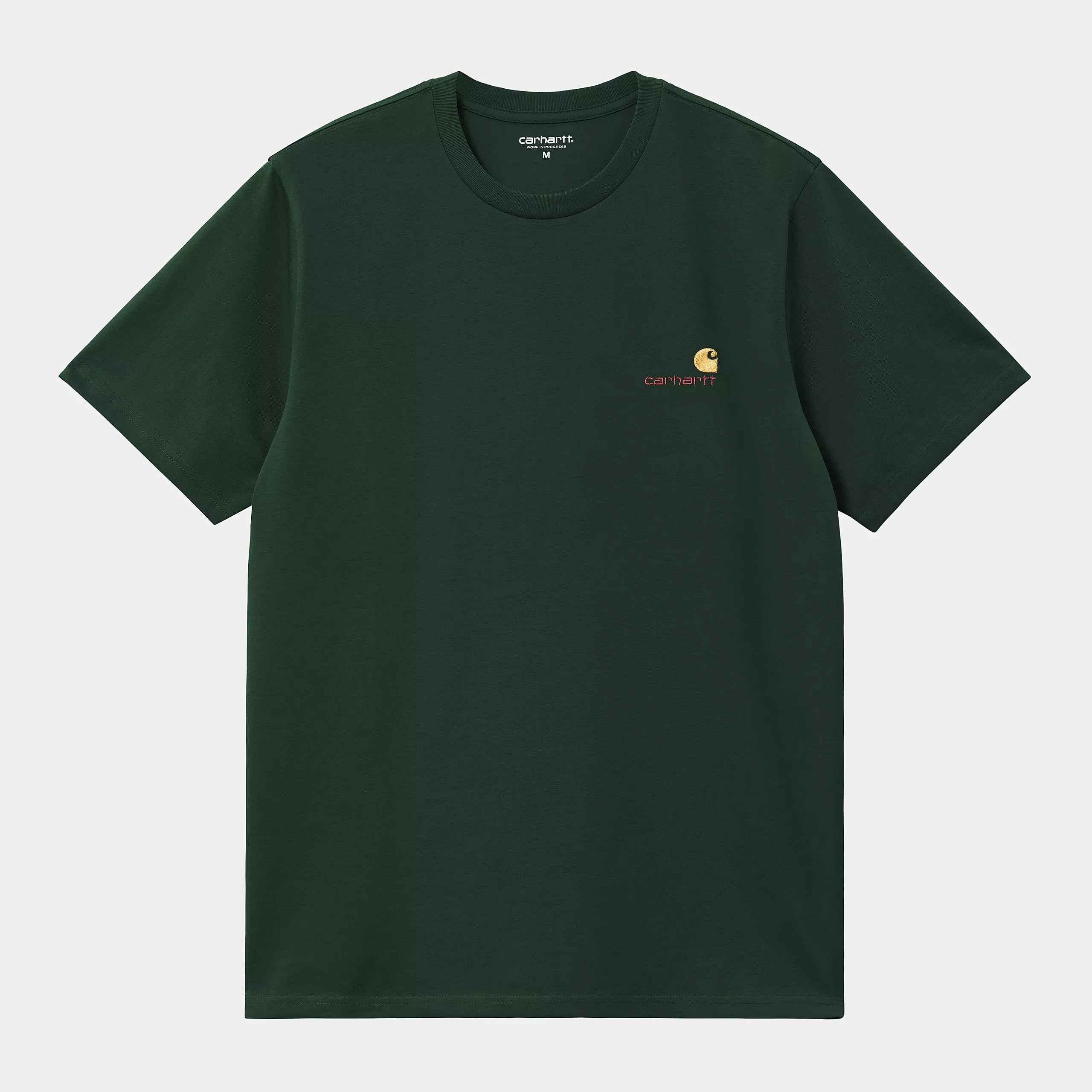 Carhartt WIP T-shirt American Script Verde Carhartt