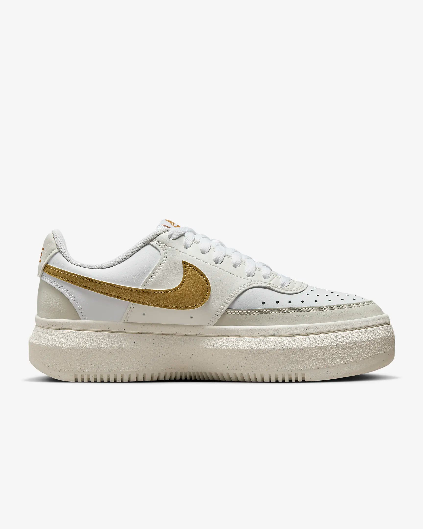 Nike Court Vision Alta Branco/Dourado Nike