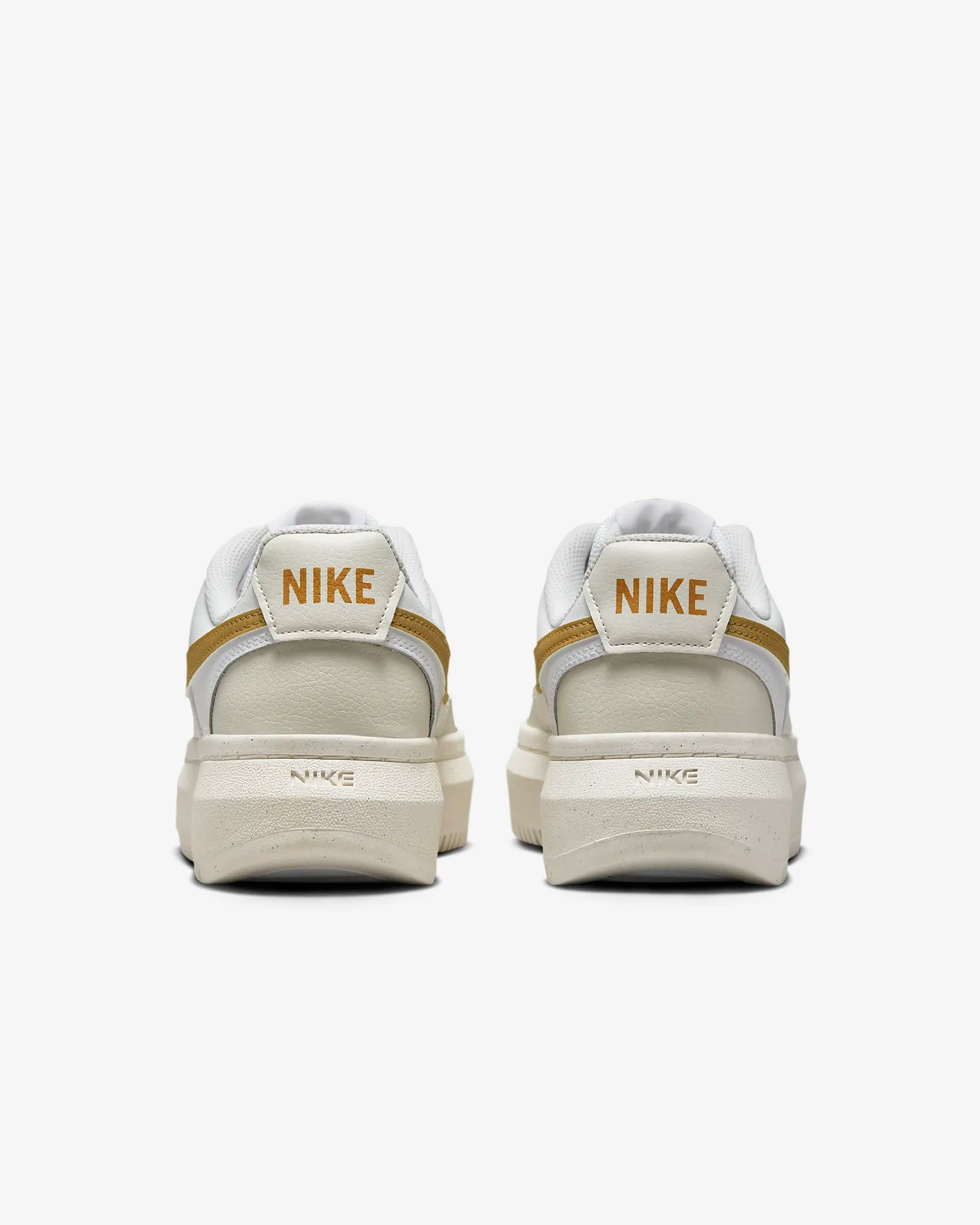 Nike Court Vision Alta Branco/Dourado Nike