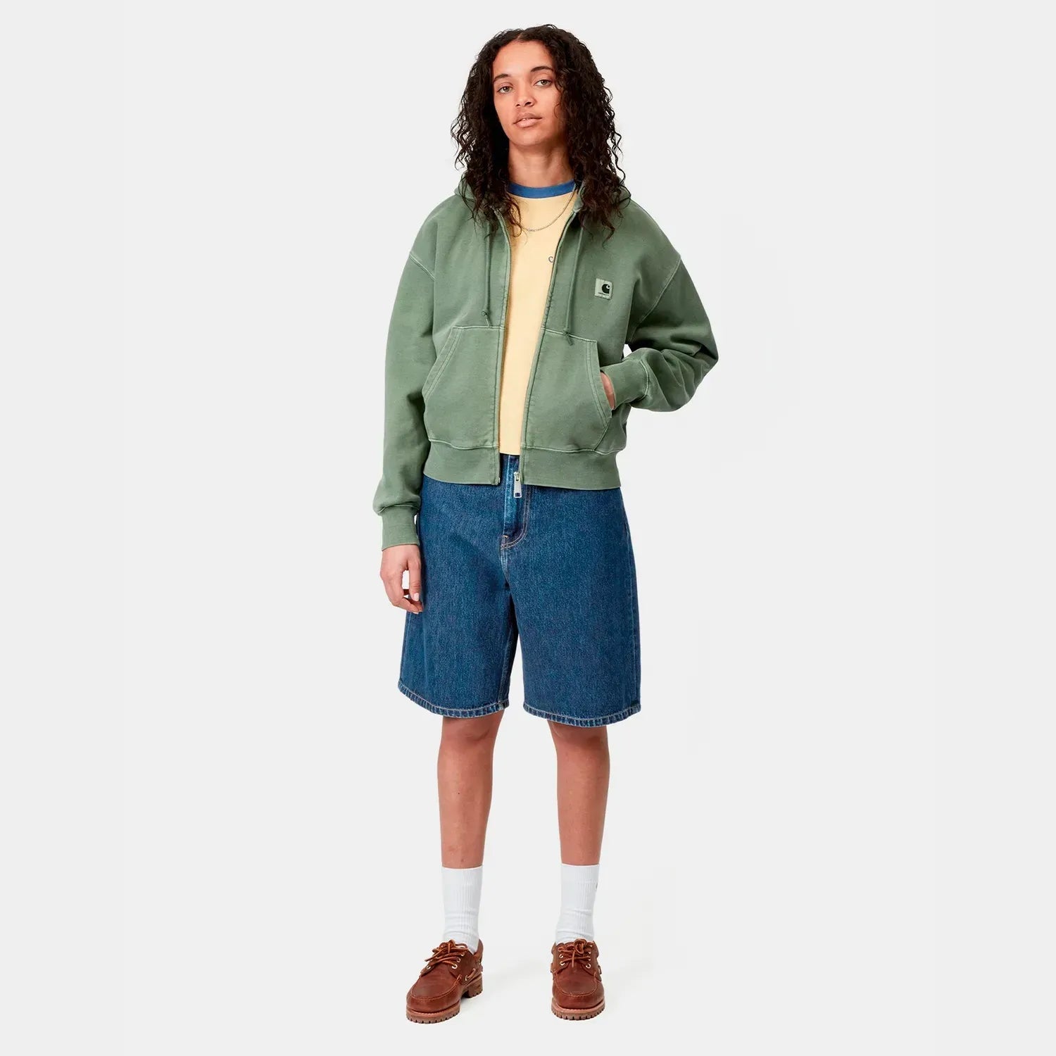 Calções Mulher Carhartt WIP Brandon Azul Carhartt