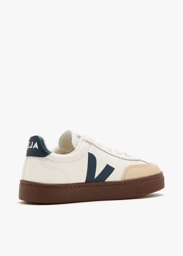Veja Small Volley O.T Leather Branco/Marinho Veja