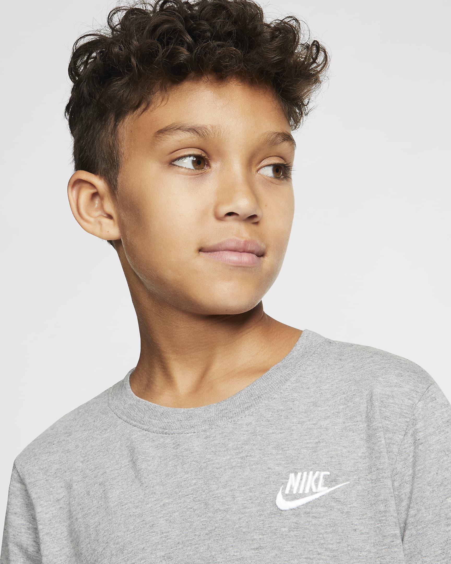 Nike T-Shirt Sportswear Júnior Cinza Nike