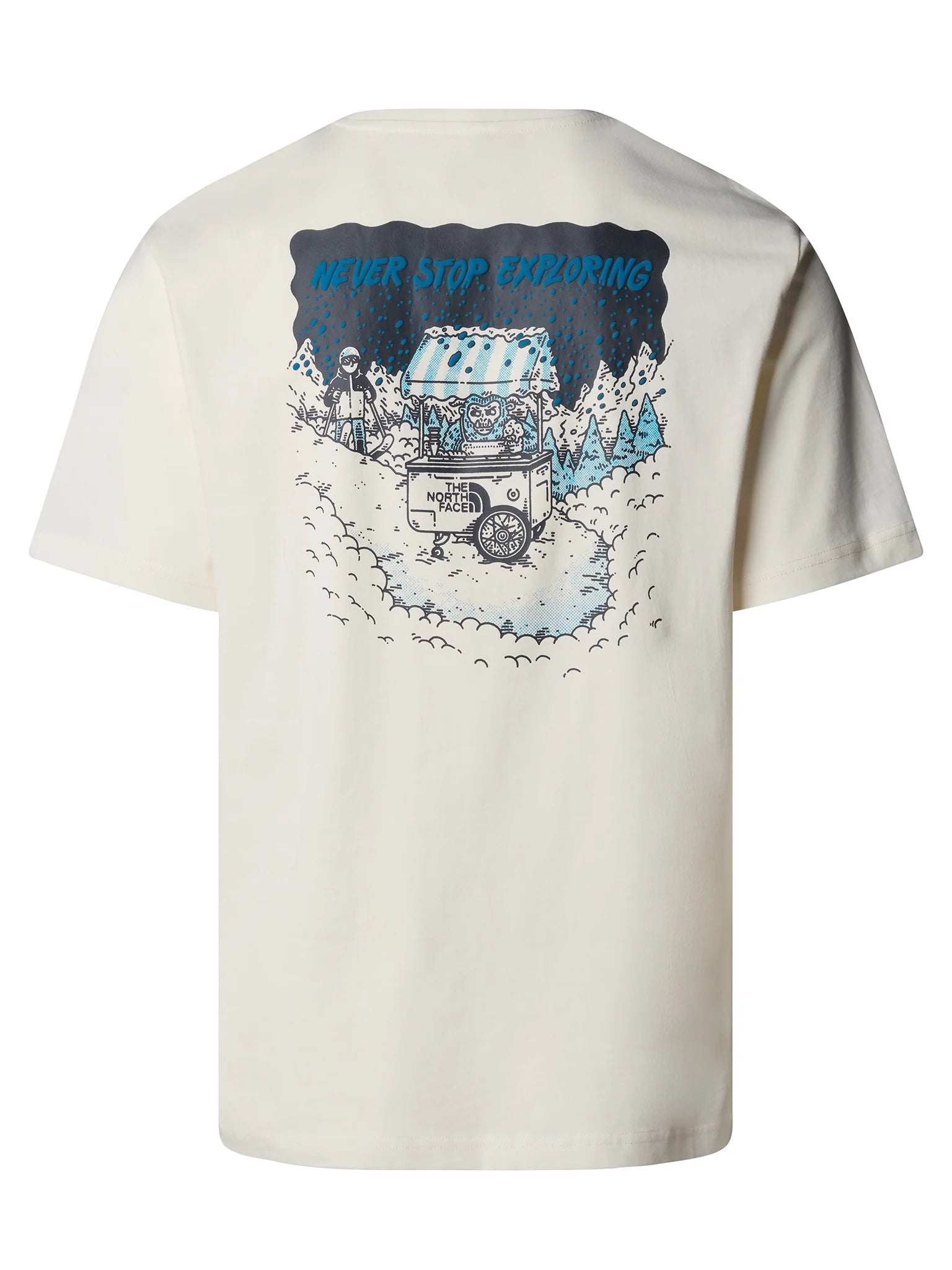 The North Face T-shirt U Powder Days Branca The North Face