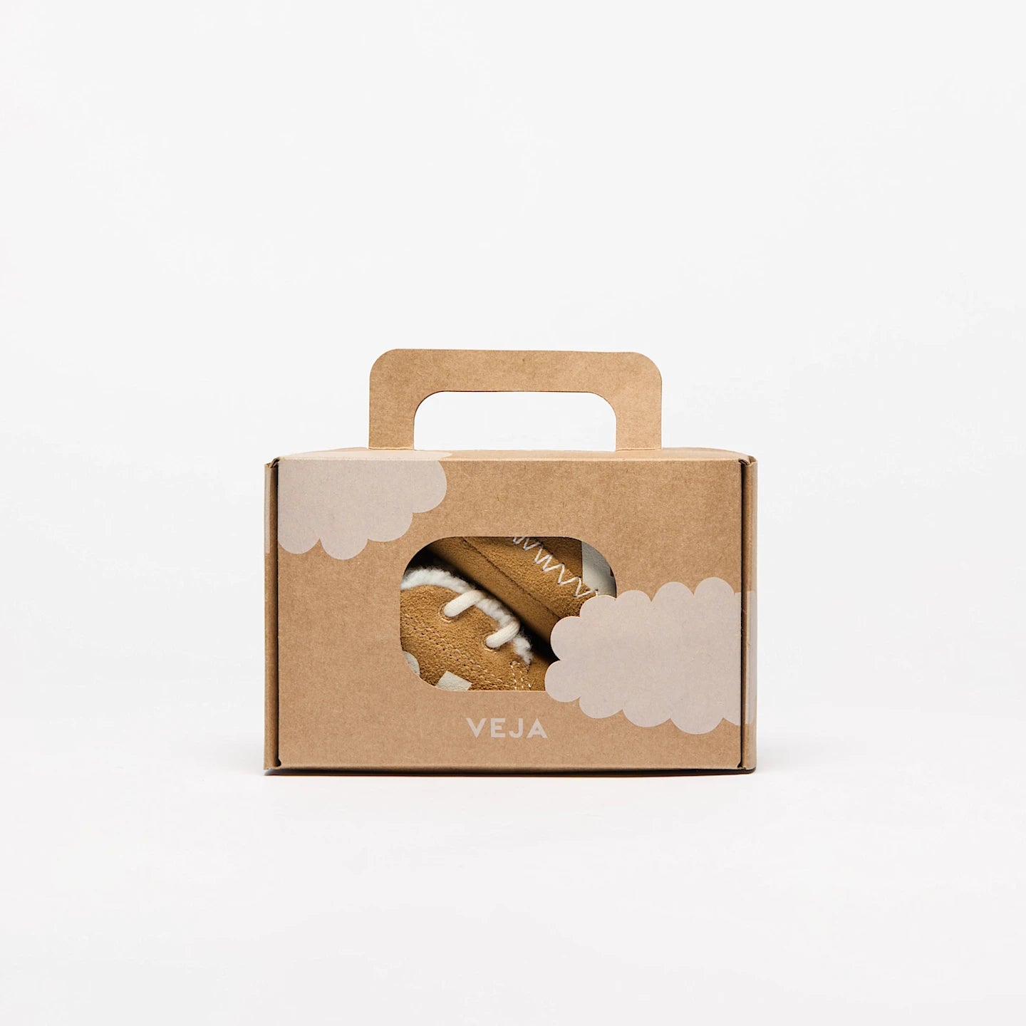 Veja Baby Winter Light ZZ Suede Castanho Veja