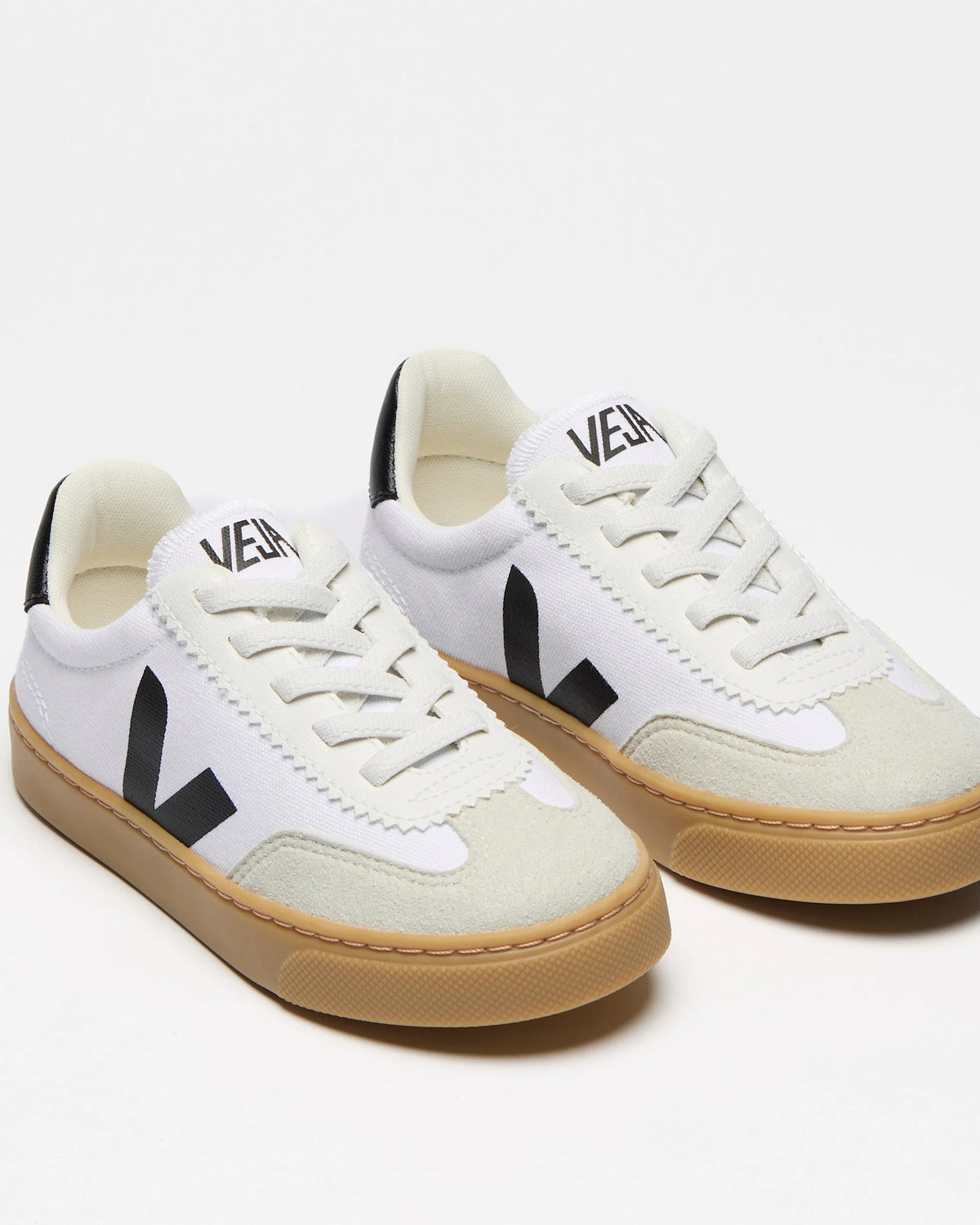Veja Small Volley Canvas Branco/Preto Veja