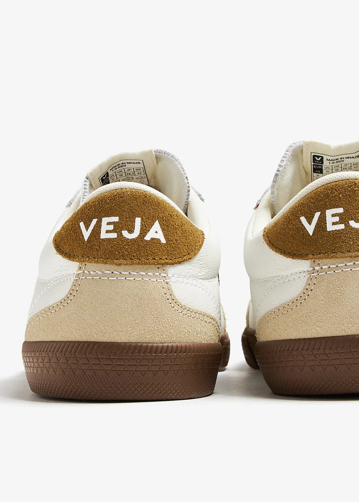 Veja Volley O.T Leather Branco/Castanho Veja